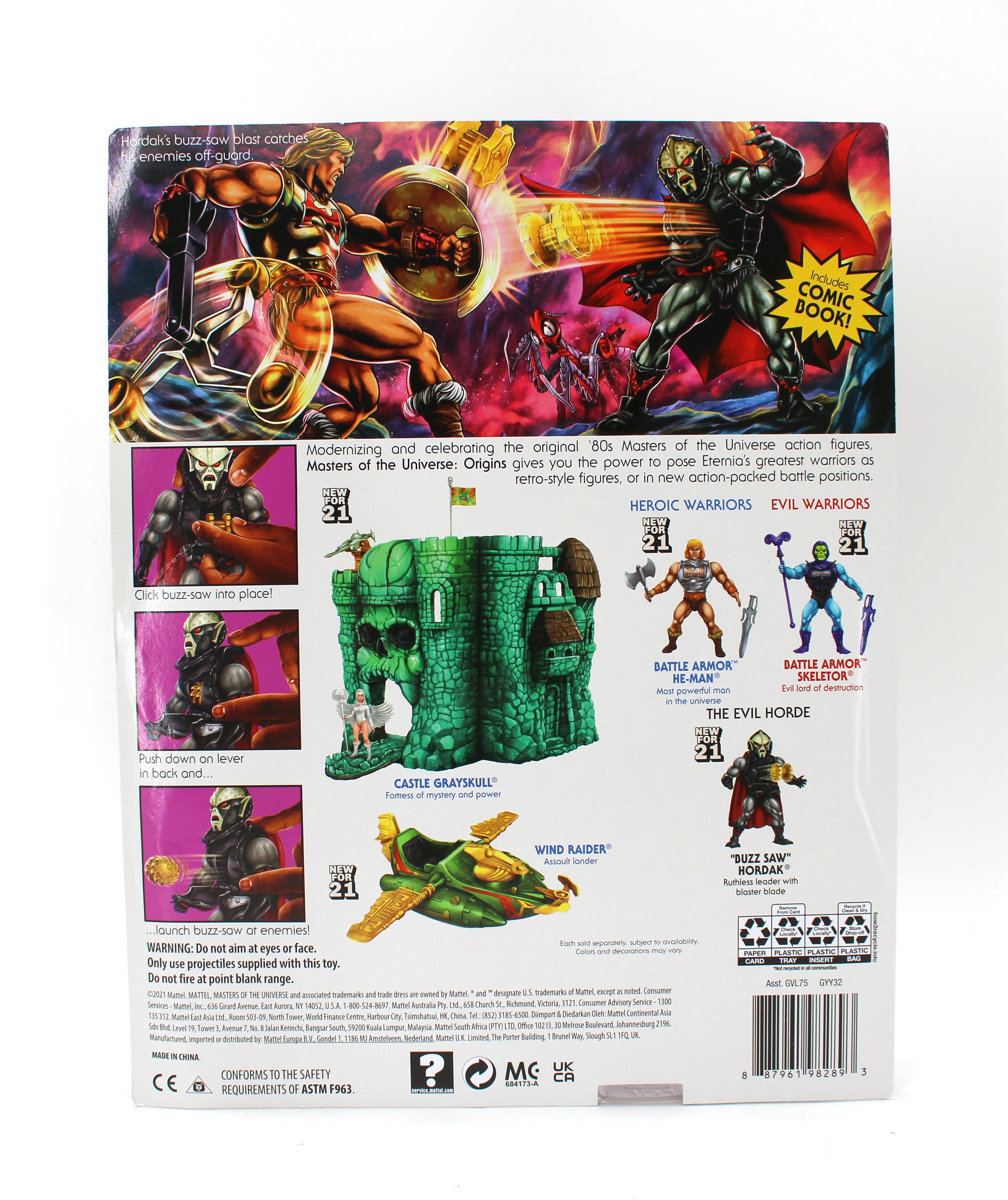 Mattel Masters of the Universe Origins Buzz Saw Hordak Action Figure (2021) - view 2