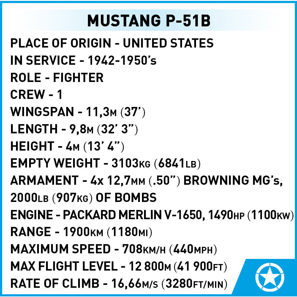 Mustang P-51B Fighter : Set #5869 - view 7