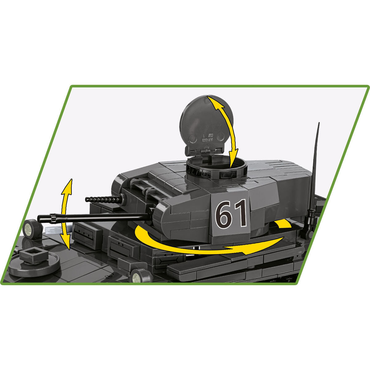 COBI PanzerKampWagen II Ausf. F Tank : Set #2597 - view 9