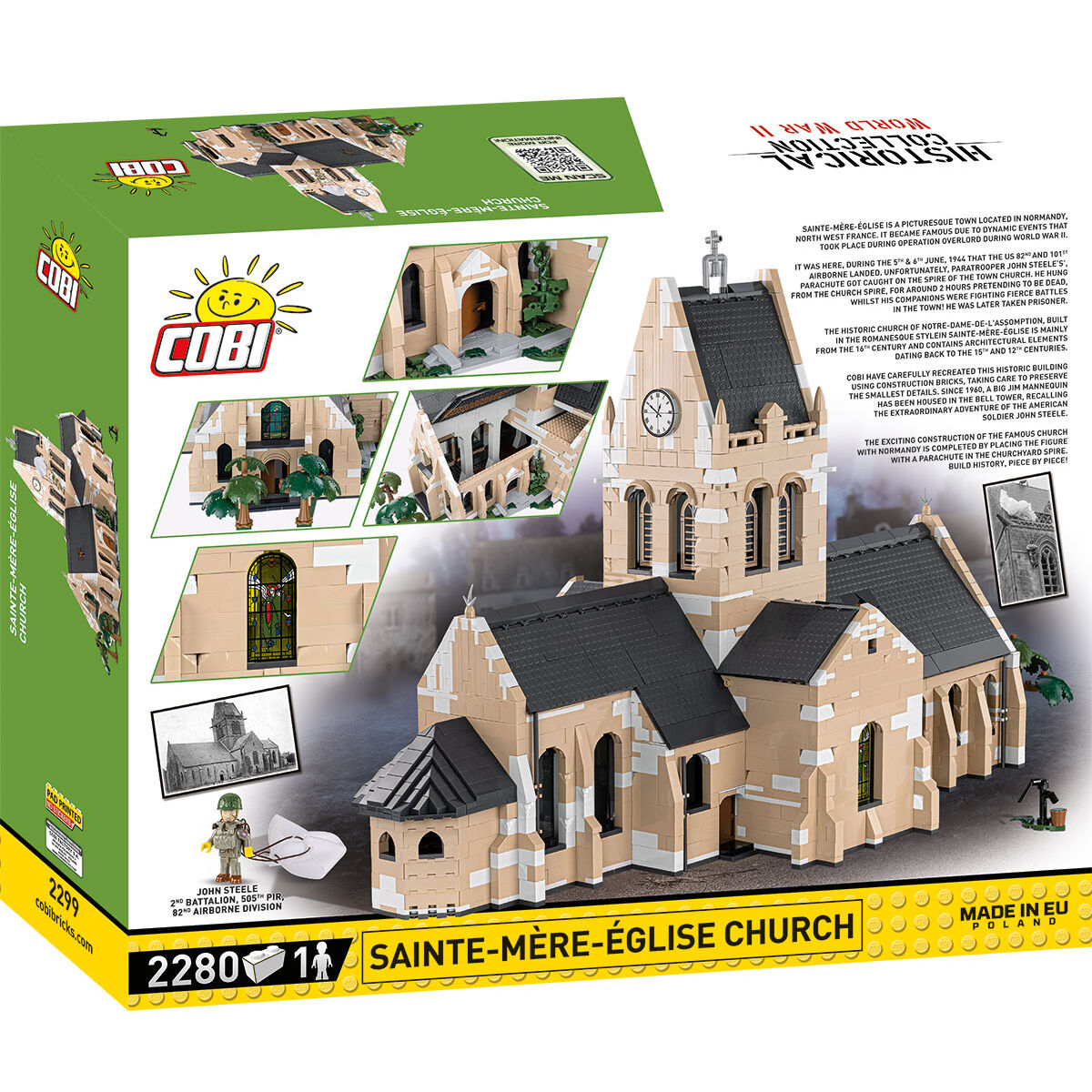Sainte-Mere-Eglise Church: Set #2299 - view 2