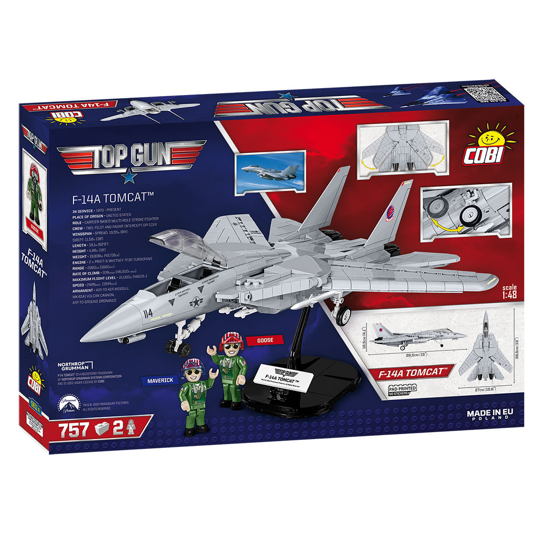 Top Gun F-14A Tomcat Fighter: Set #5811A - view 2