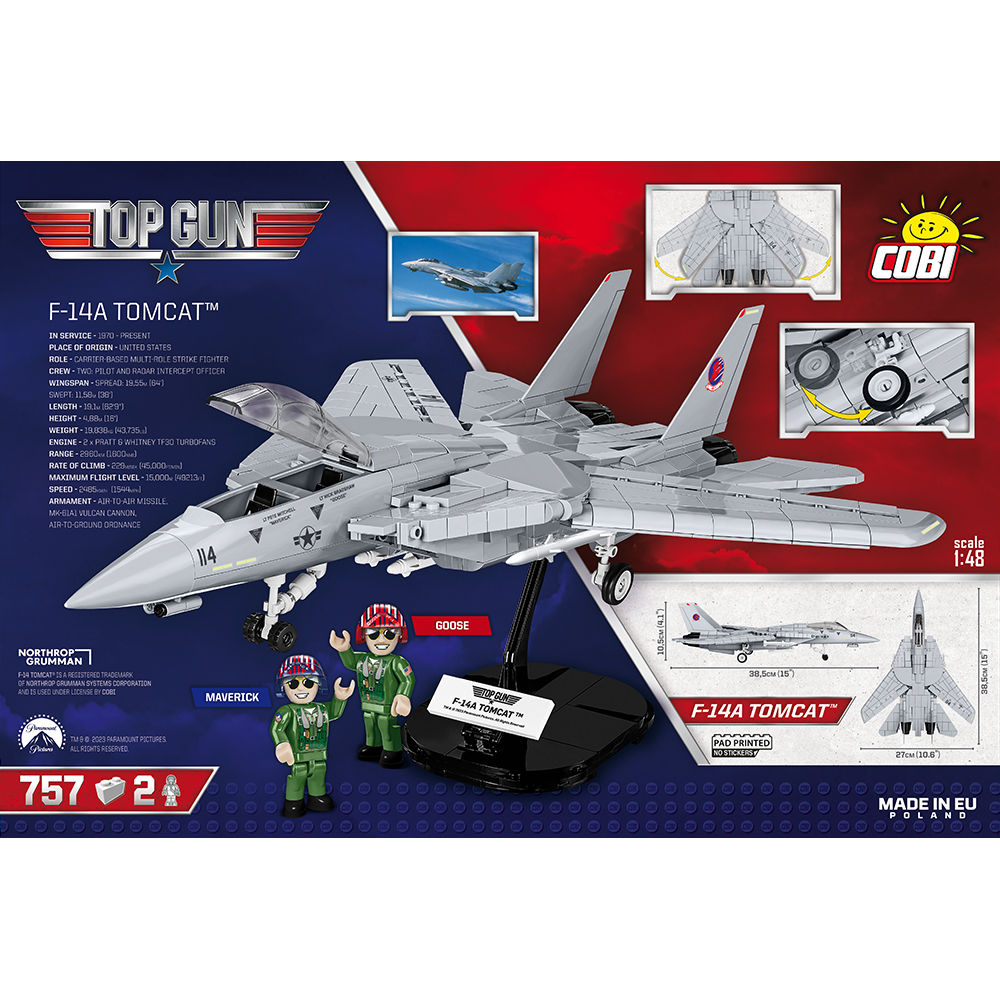 Top Gun F-14A Tomcat Fighter: Set #5811A - view 4