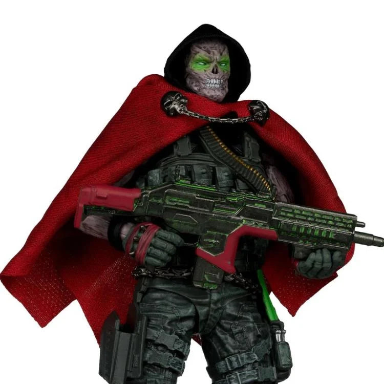 Call of Duty Burned Spawn 7-inch action figure articulation detail view