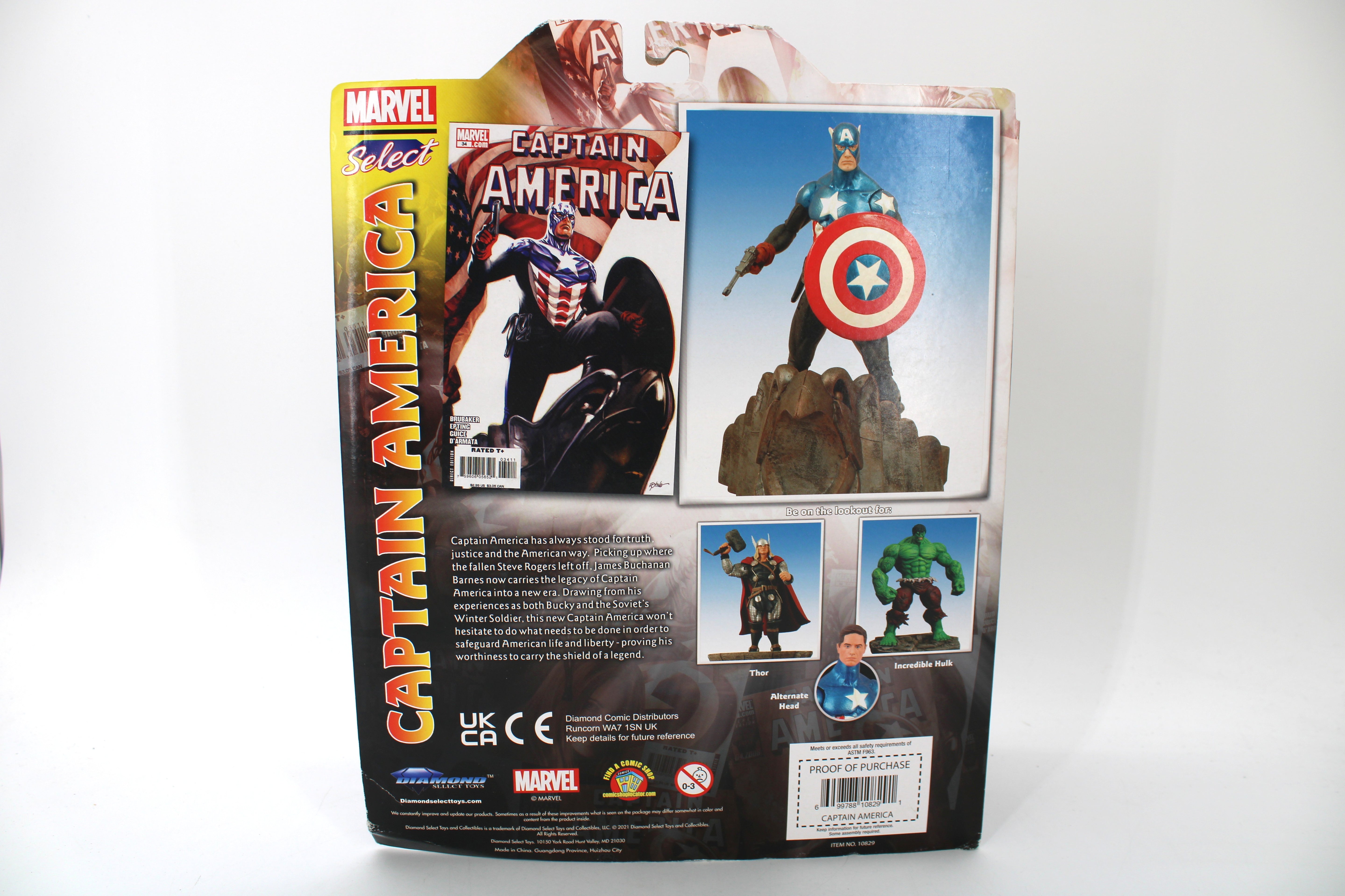 Marvel Select Captain America (James 'Bucky' Barnes) Action Figure (2021 Diamond Select Toys) - view 2