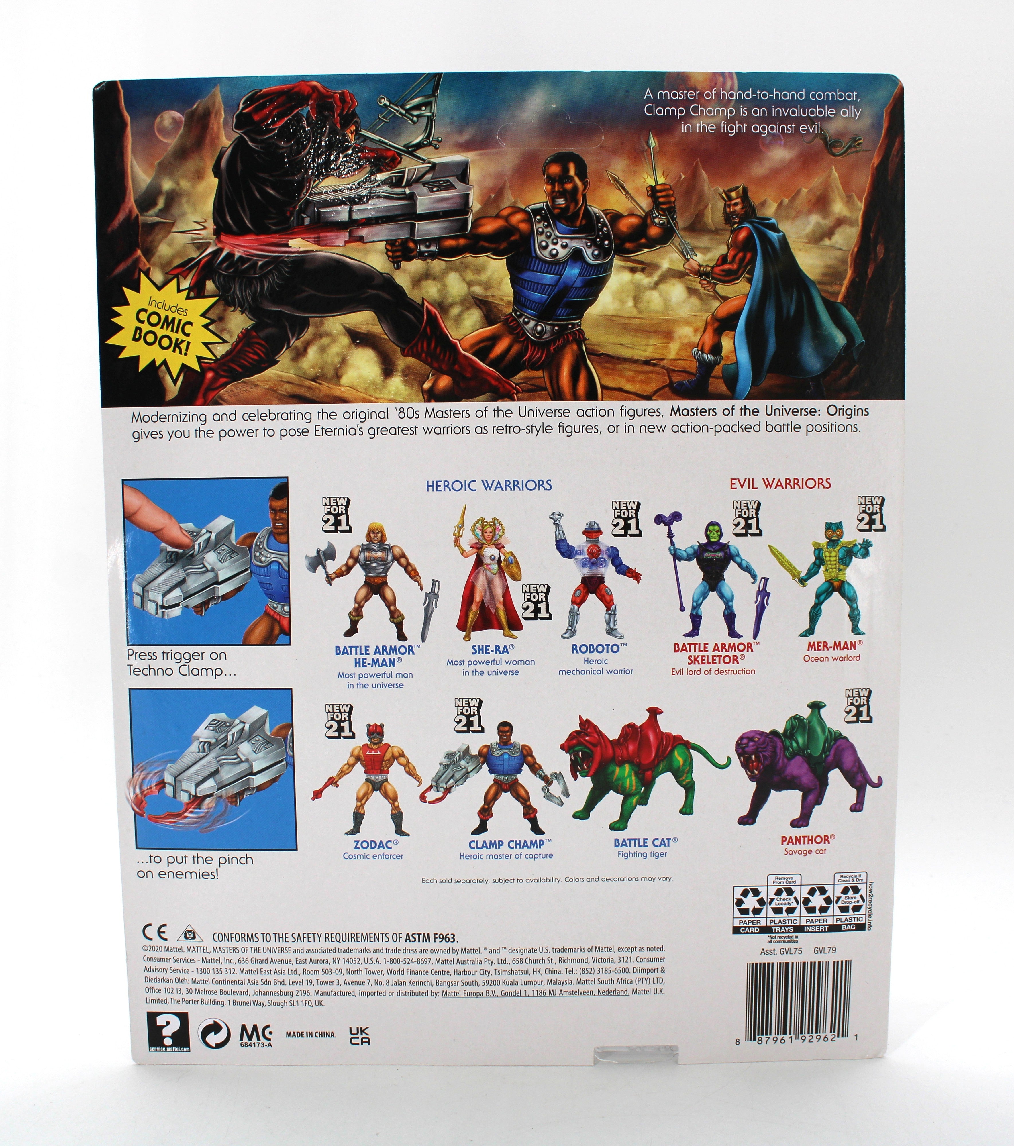 Masters of the Universe Origins Clamp Champ Action Figure (2020) - view 2