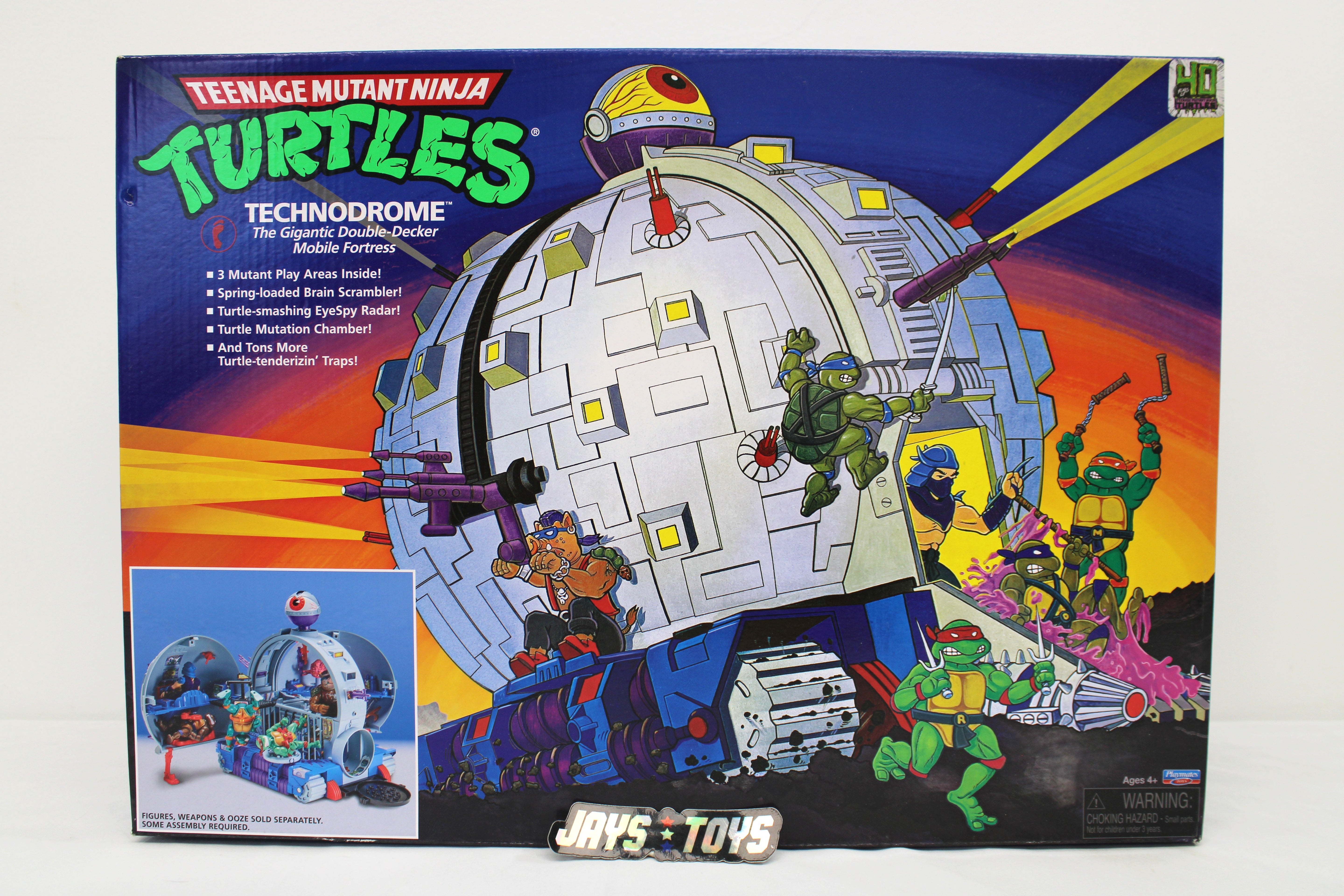 Teenage Mutant Ninja Turtles Classic Technodrome Playset (2024 Playmates Toys) product image