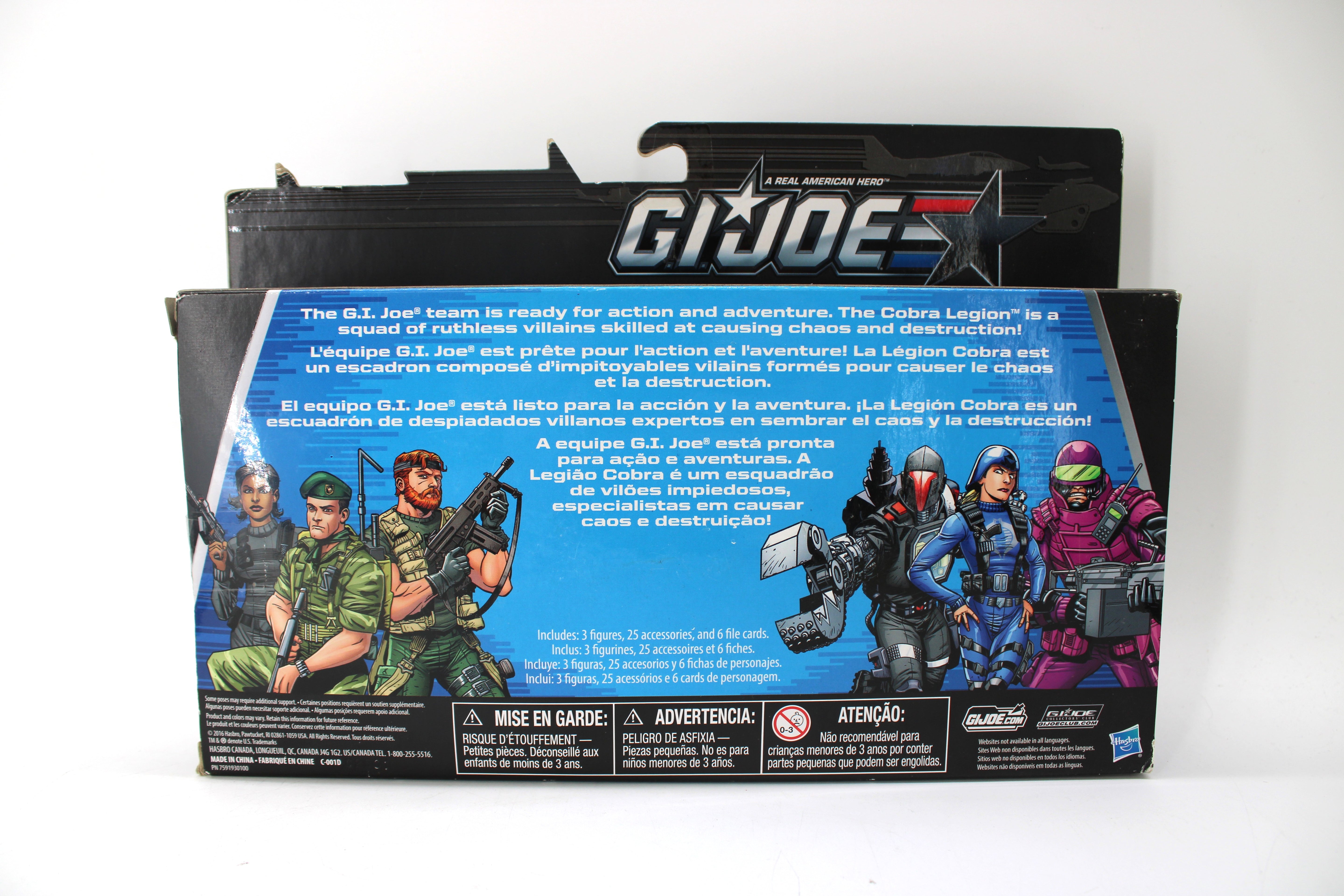 G.I. Joe Cobra Legion 3-Pack Action Figure Set (2016) - view 2
