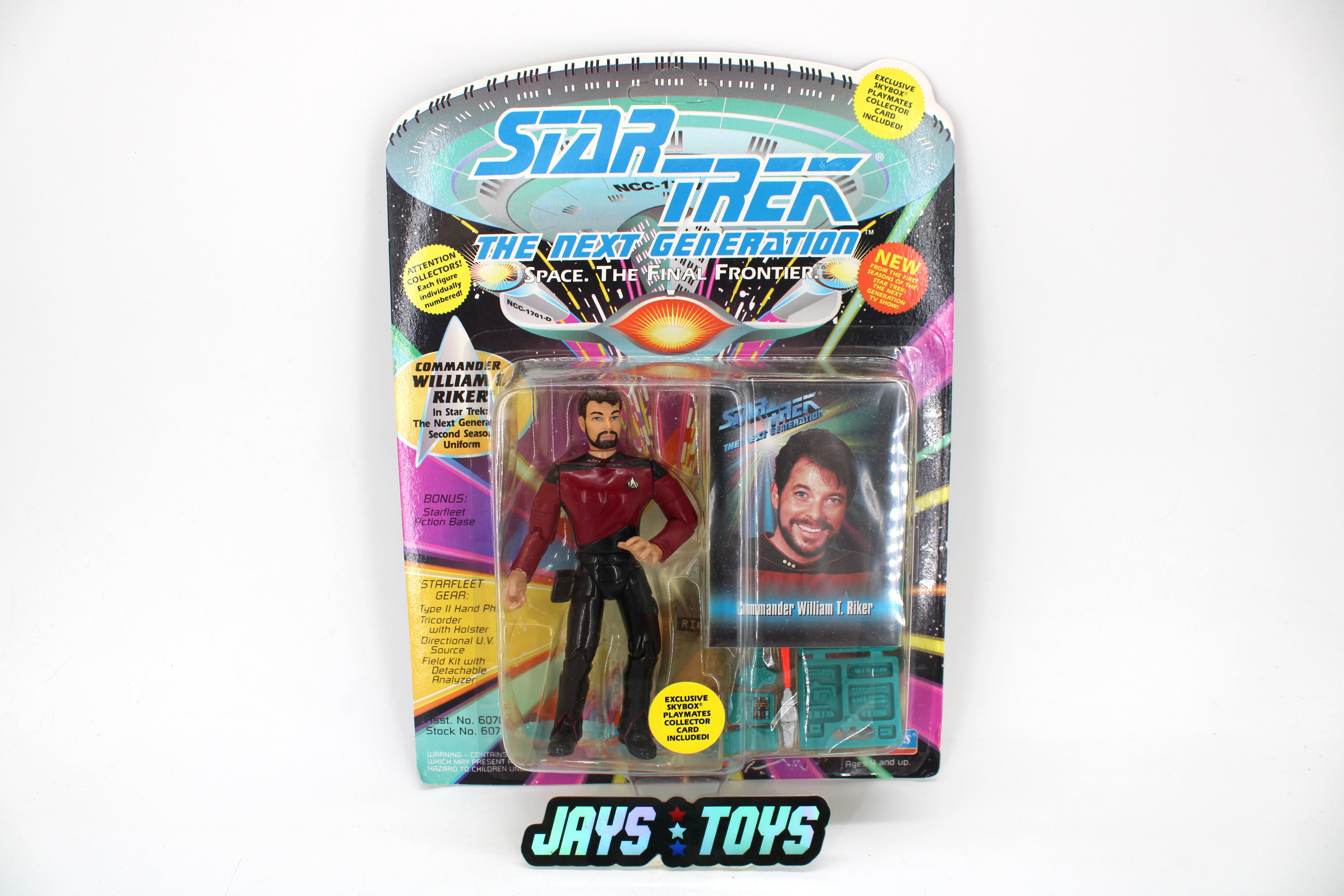 Playmates Star Trek The Next Generation Commander William T. Riker Action Figure (1993) product image