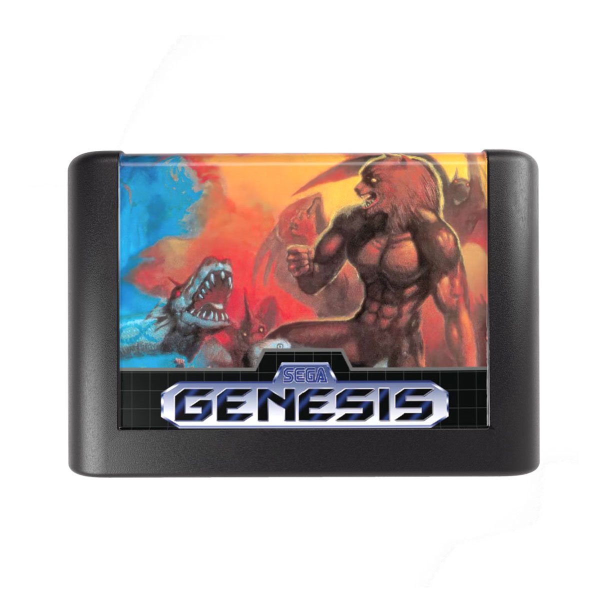 Console Heroes Sega Genesis Altered Beast Cartridge Diorama Playset