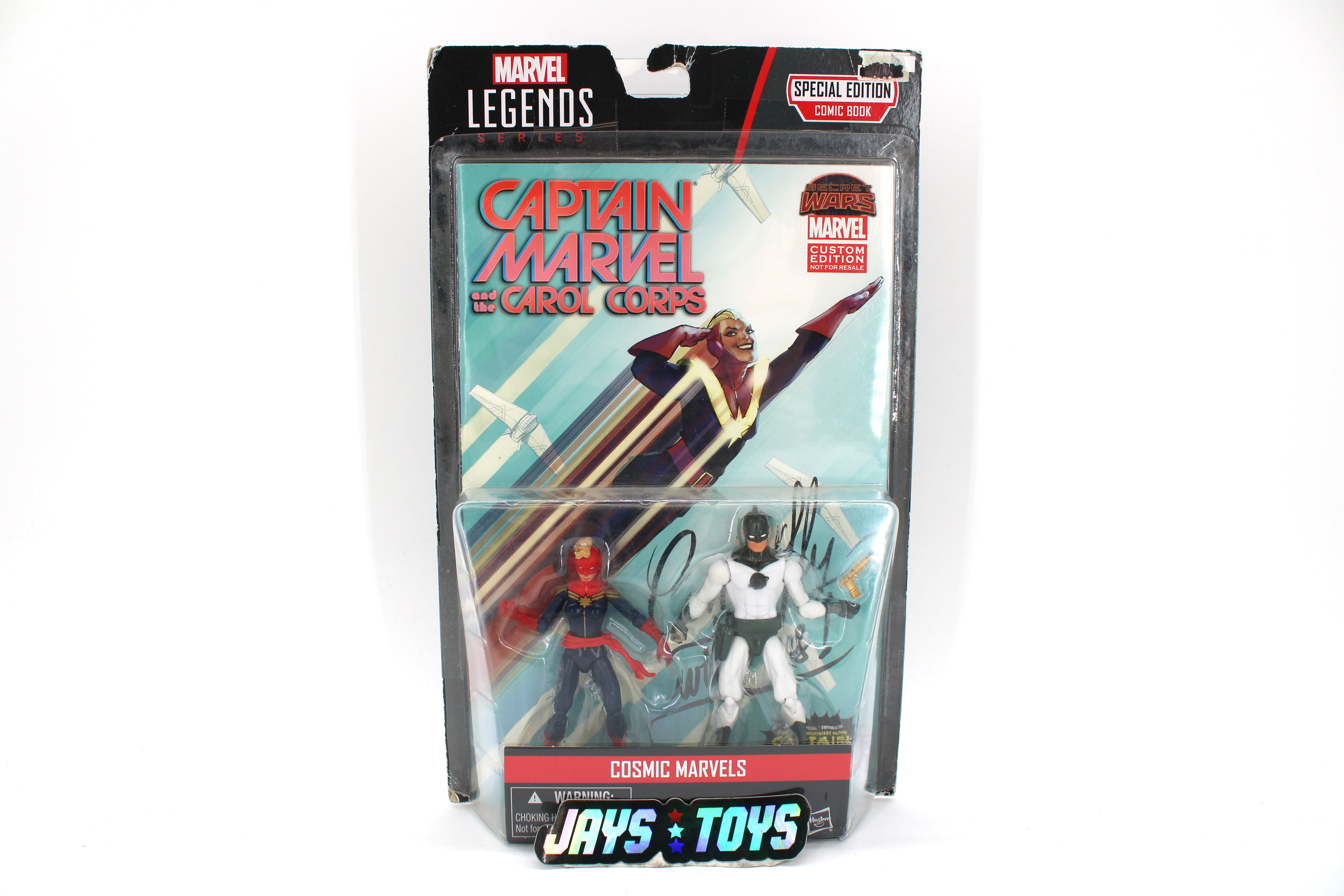 Marvel Legends Series Captain Marvel (Mar-Vell & Carol Danvers) 2-Pack Action Figures (2015 Hasbro) product image