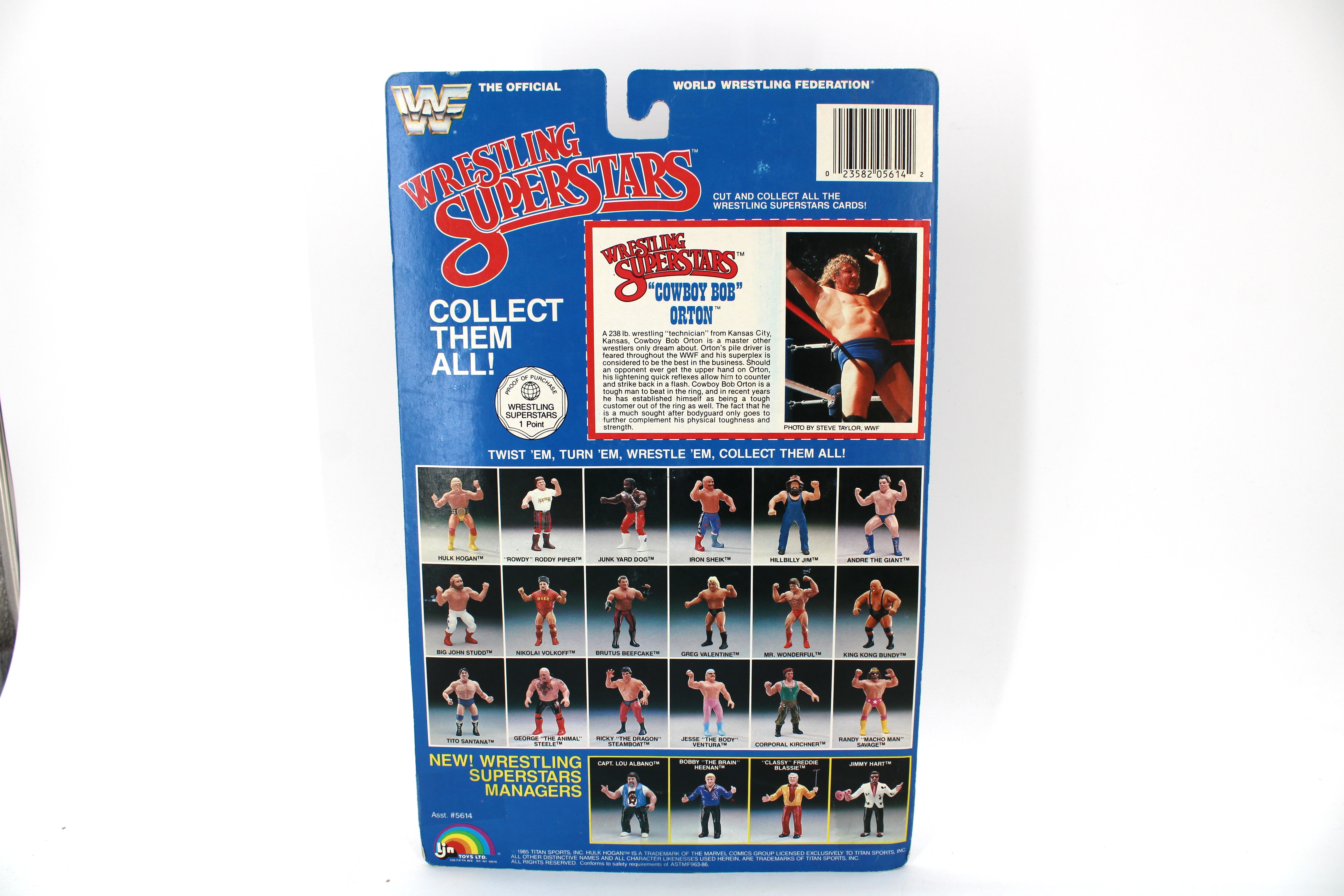WWF Wrestling Superstars Cowboy Bob Orton Action Figure (1985) - view 2