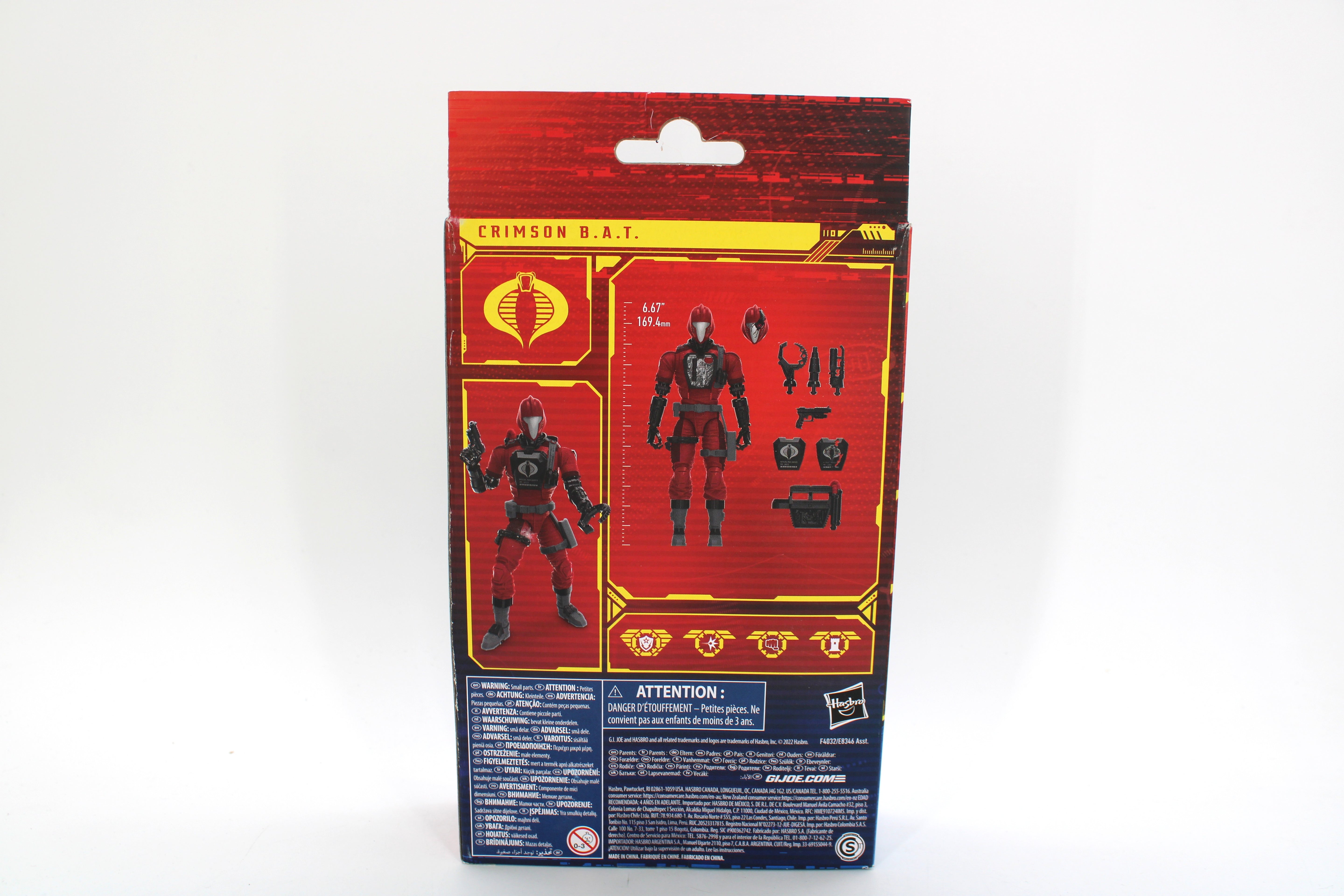 G.I. Joe Classified Series Crimson B.A.T. Action Figure (2022 Hasbro) - view 2