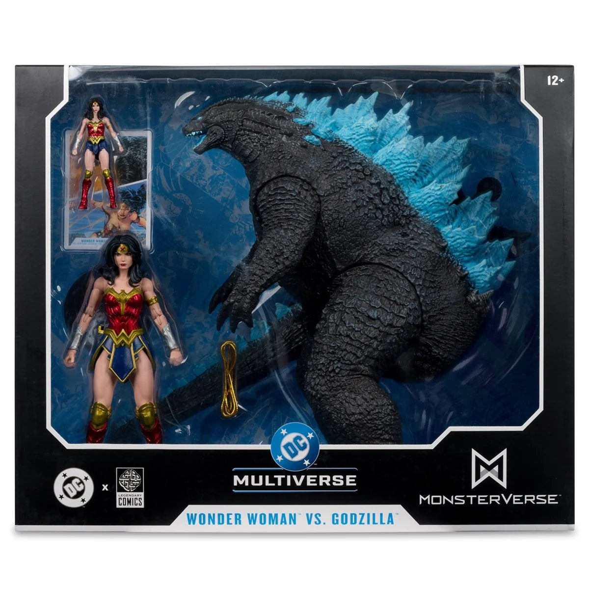 Wonder Woman vs. Godzilla DC Multiverse Megafig Justice League vs. Godzilla vs. Kong Action Figure 2-Pack (Preorder)
