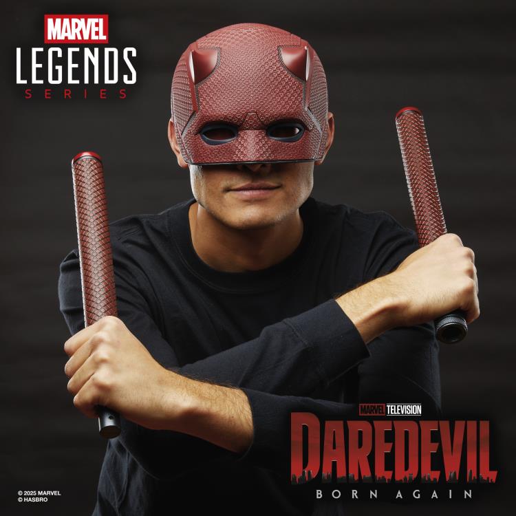 Daredevil: Born Again Marvel Legends Daredevil Premium Roleplay Mask and Billy Clubs