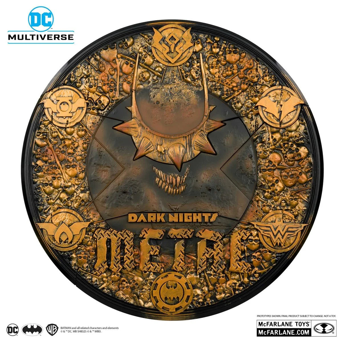 Dark Nights Metal Merciless and Batman Who Laughs 7-inch figures packaging detail view