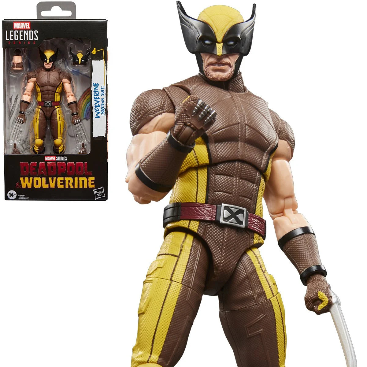Deadpool & Wolverine Marvel Legends Wolverine (Brown Suit) Action Figure - view 12