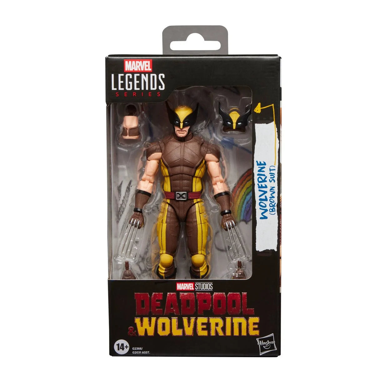 Deadpool & Wolverine Marvel Legends Wolverine (Brown Suit) Action Figure - view 13