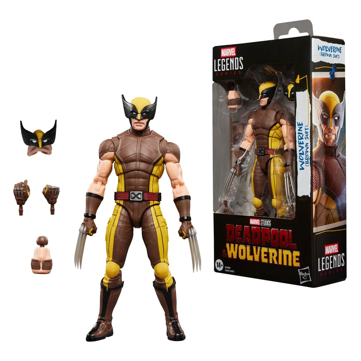 Deadpool & Wolverine Marvel Legends Wolverine (Brown Suit) Action Figure - view 11