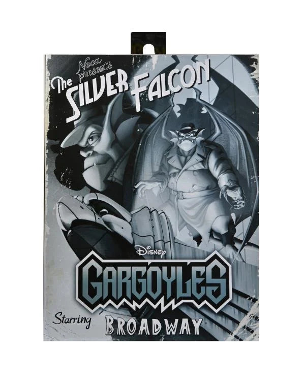 Detective Broadway "Silver Falcon" (With Closed Wings) - Disney's Gargoyles NECA Ultimate Action Figure
