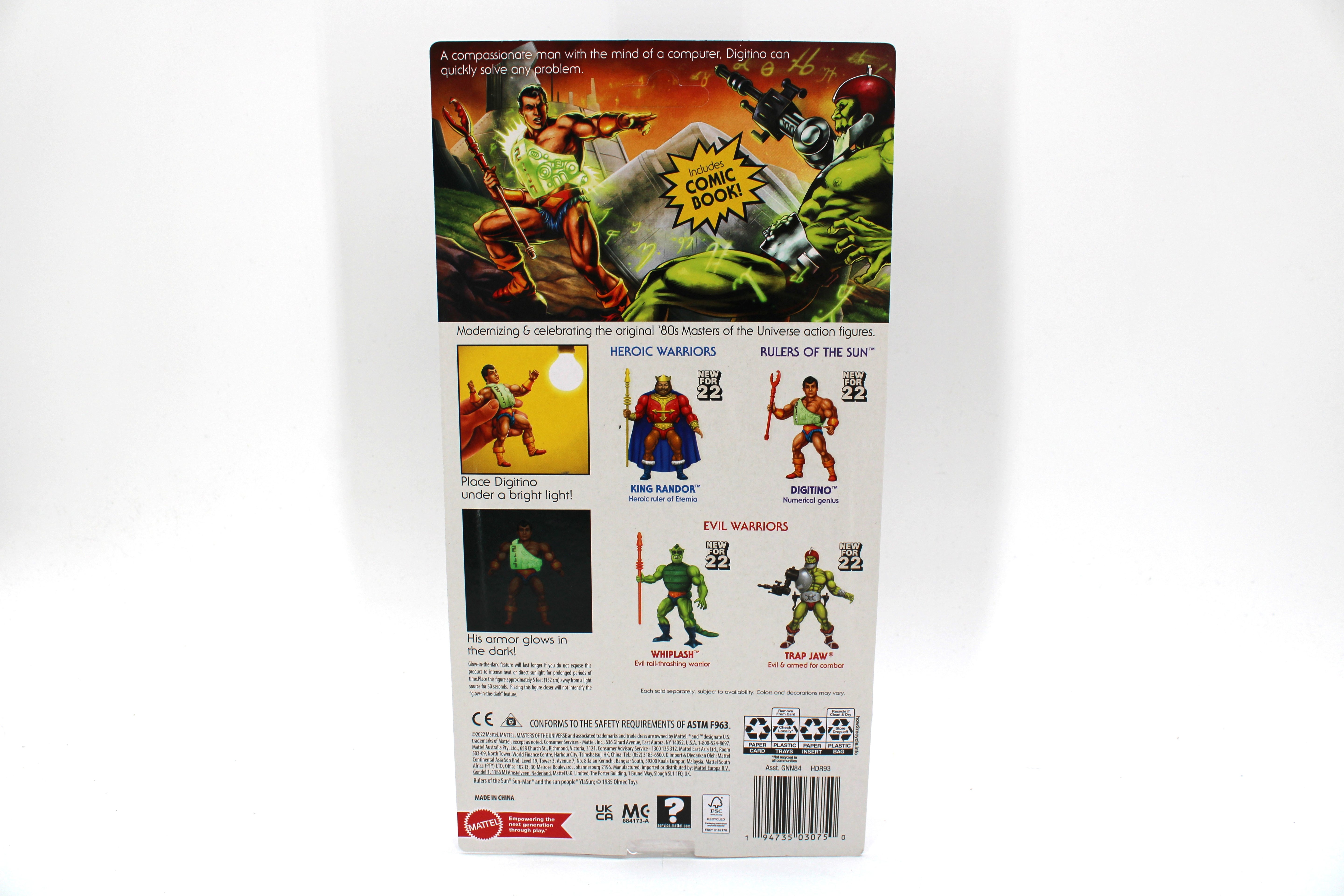Masters of the Universe Origins Digitino Action Figure (2022) - view 2