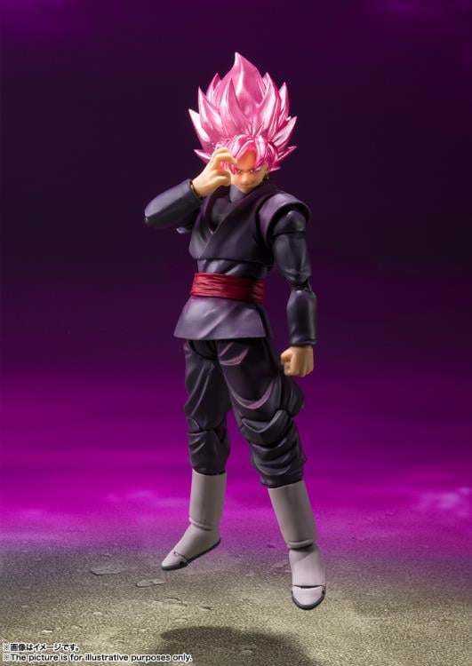 Dragon Ball Super S.H.Figuarts Goku Black (Super Saiyan Rose) Action Figure (2nd Reissue) - view 6