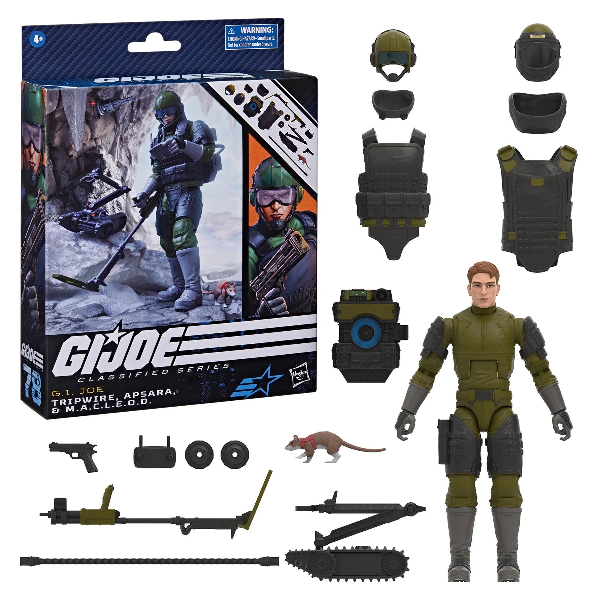G.I. Joe Classified Series - Tripwire, Apsara, & M.A.C.L.E.O.D.