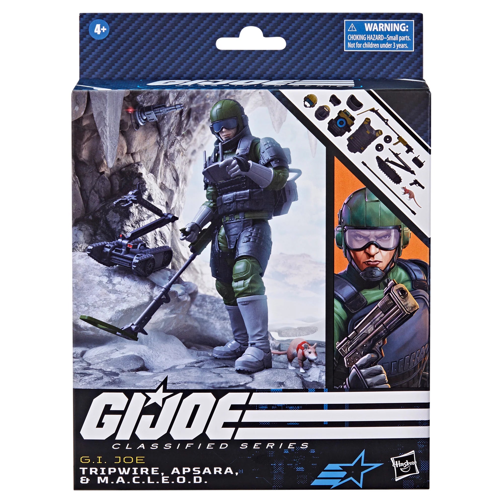G.I. Joe Classified Series - Tripwire, Apsara, & M.A.C.L.E.O.D.