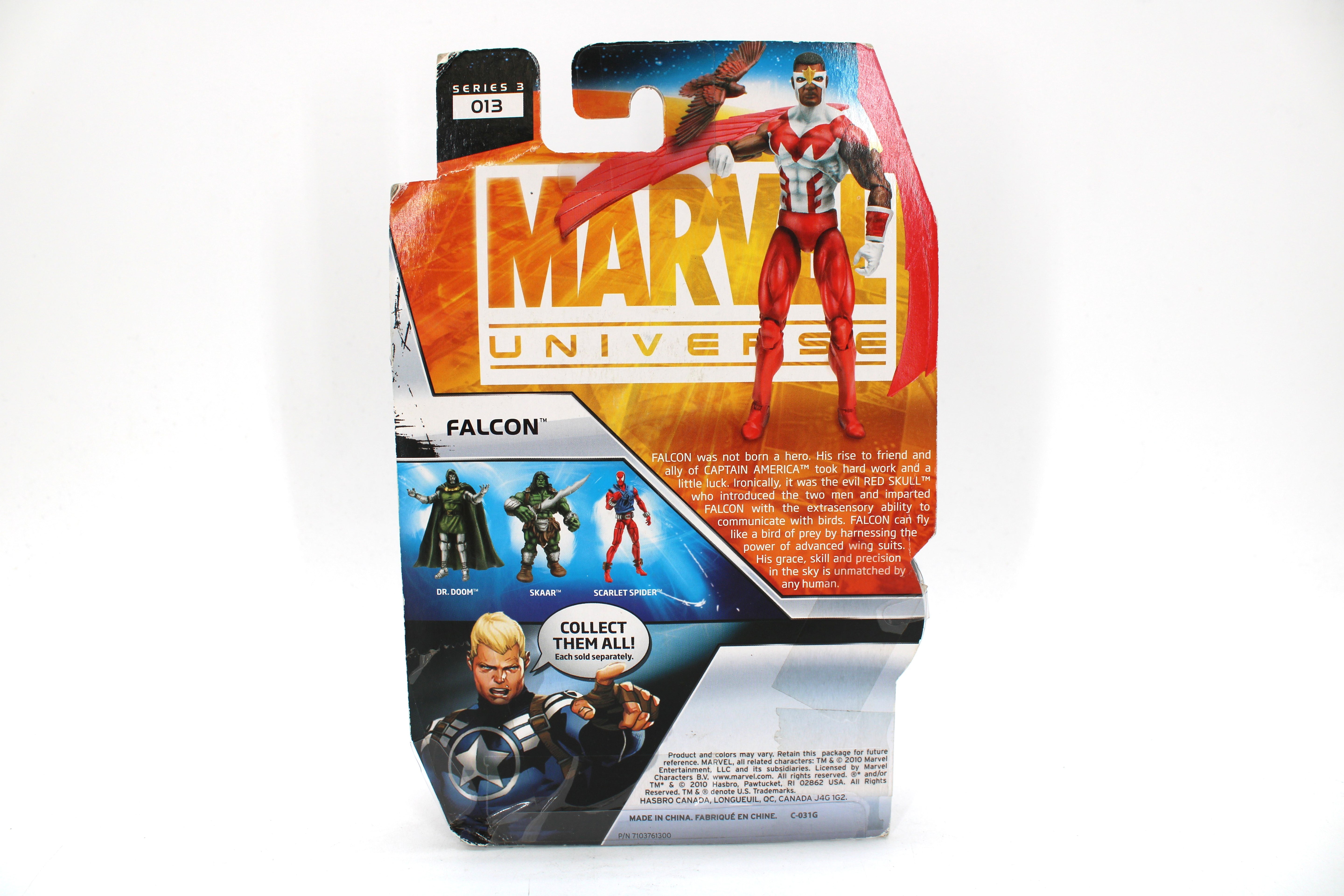 Hasbro Marvel Universe Falcon Action Figure (2010) - view 2