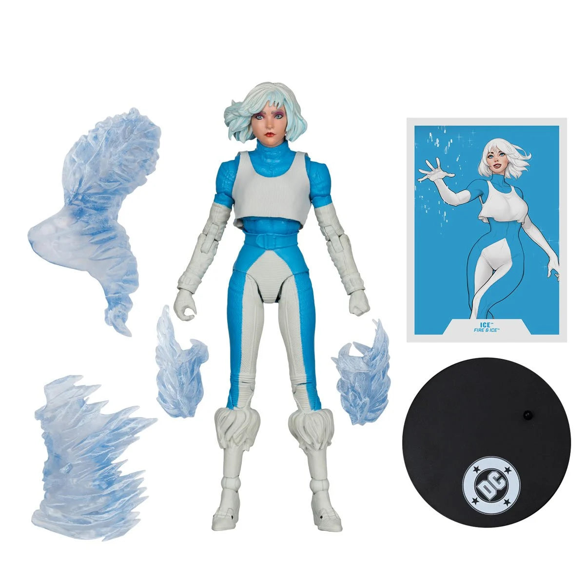 DC Multiverse Ice action figure 7-inch scale articulation detail view by McFarlane Toys