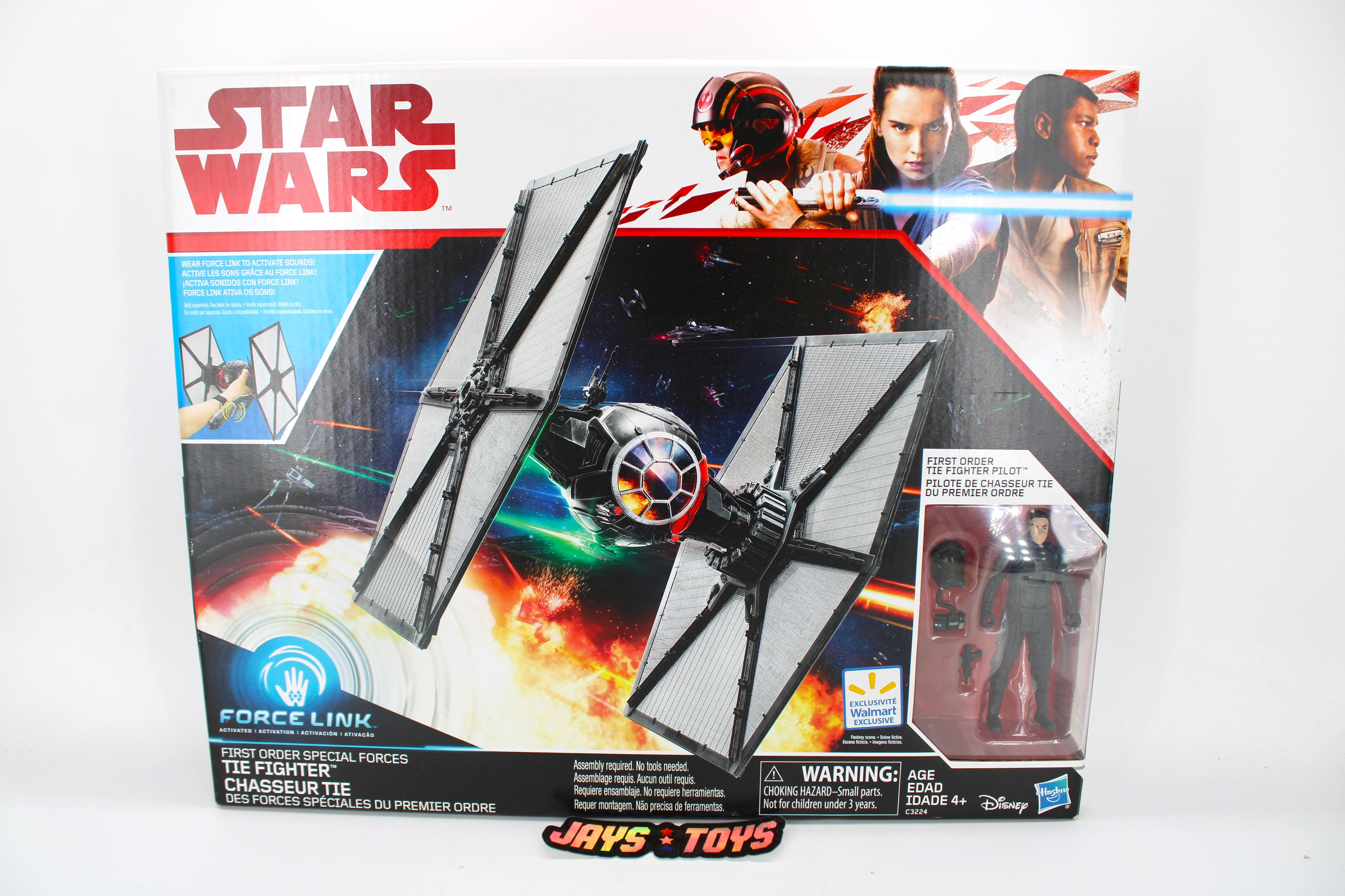 Star Wars Force Link First Order Special Forces TIE Fighter with TIE Fighter Pilot (2017) product image
