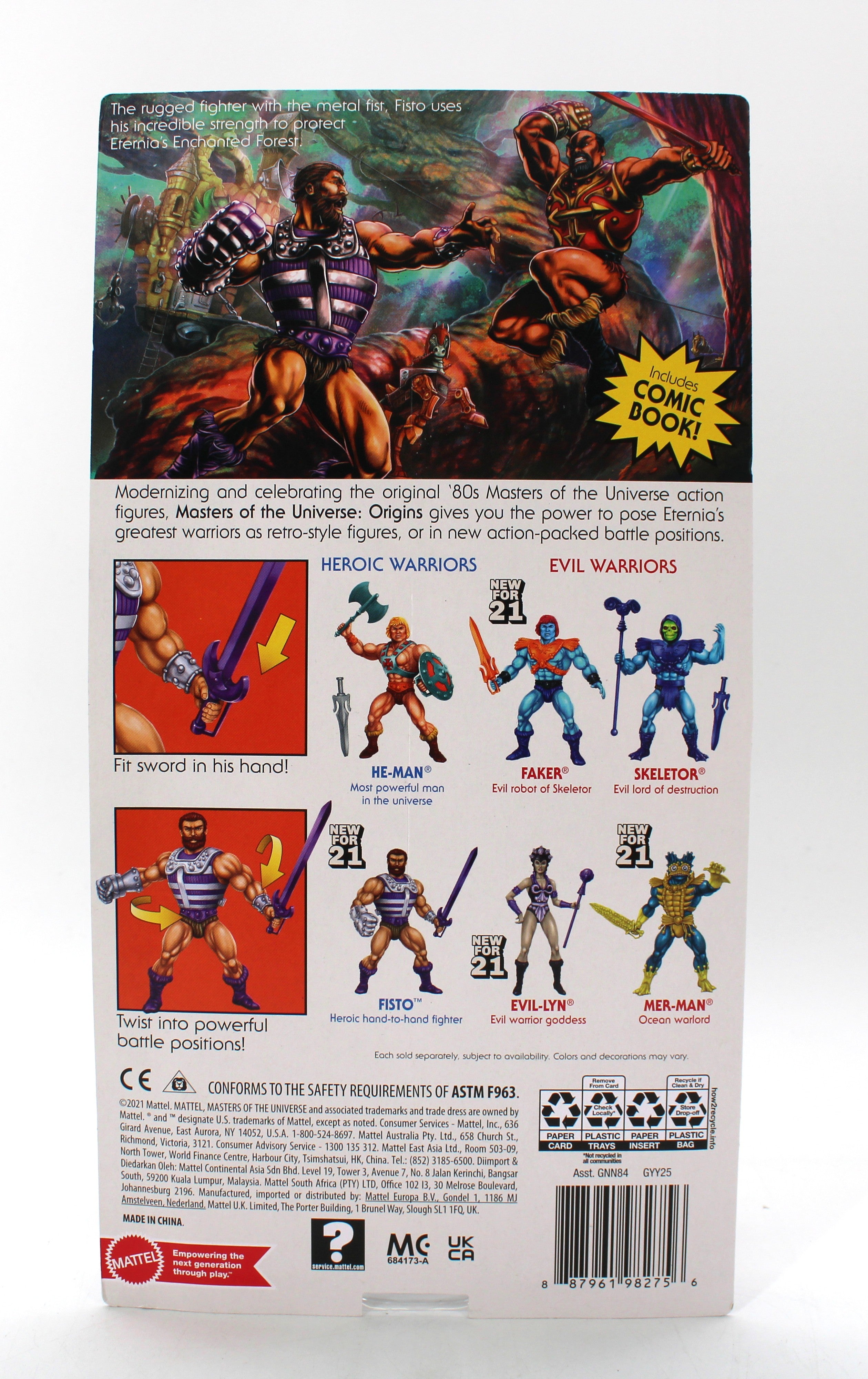 Masters of the Universe Origins Fisto Action Figure (2021) - view 2