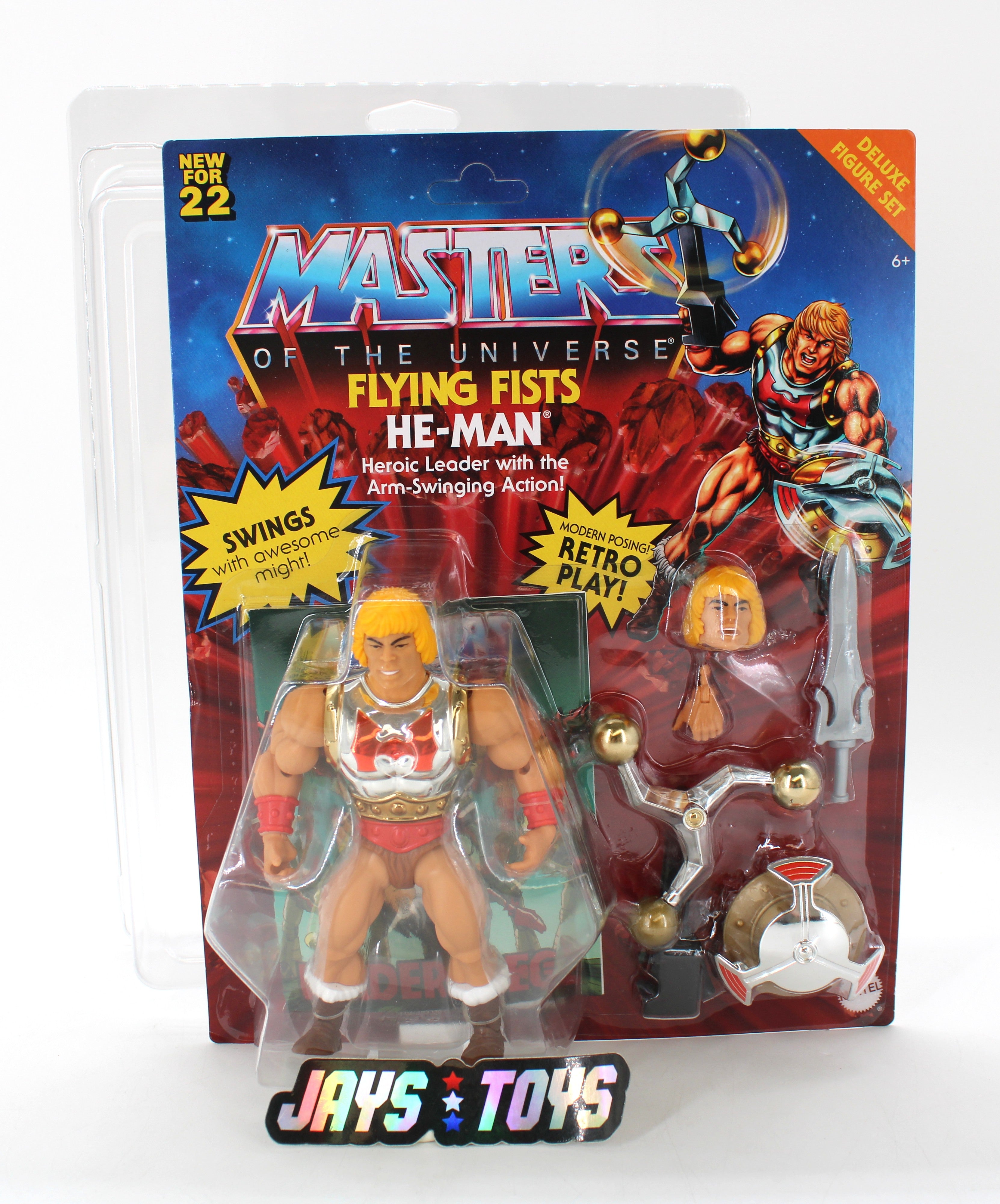 Masters of the Universe Origins Flying Fists He-Man Action Figure (2021) product image
