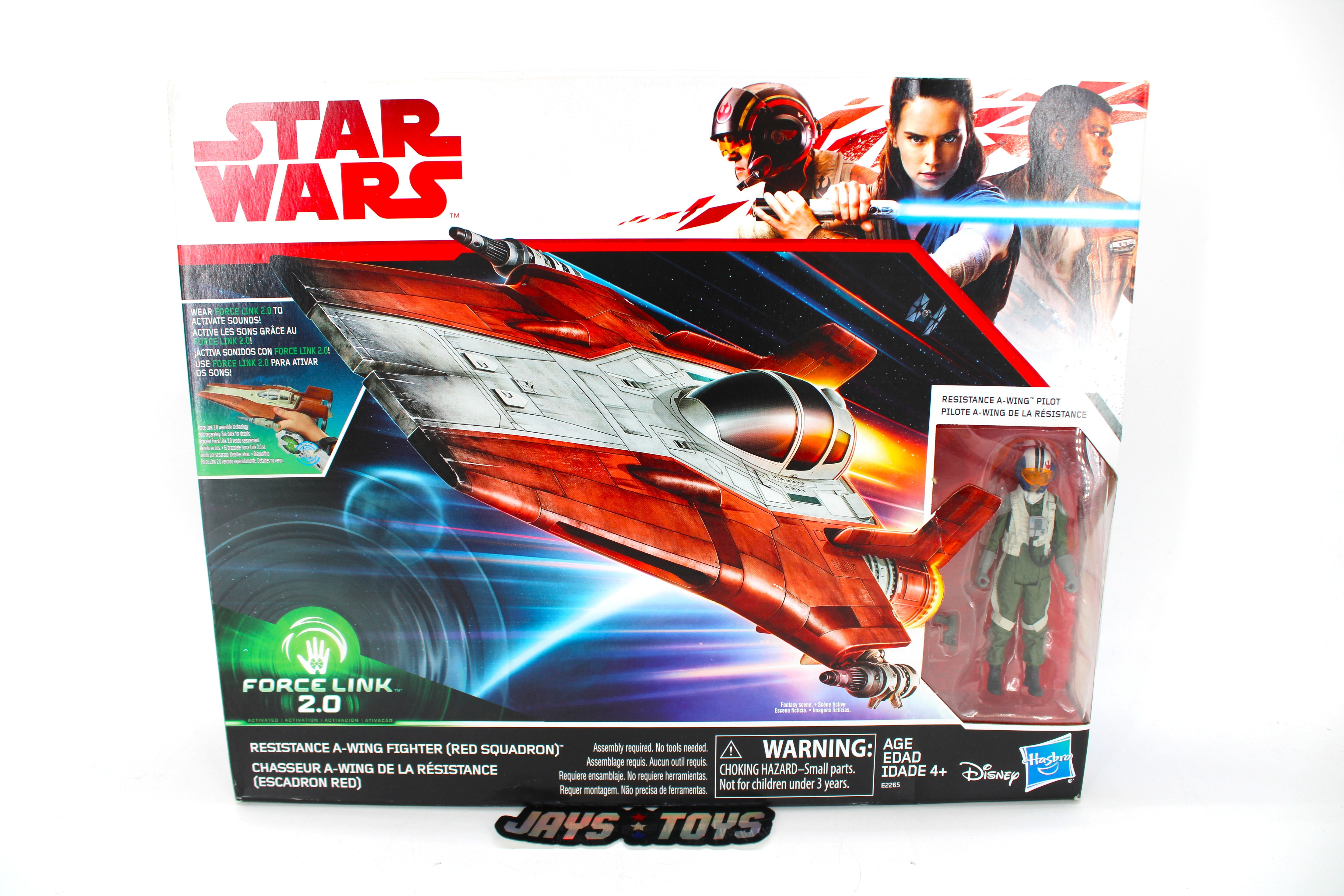Star Wars Force Link 2.0 Resistance A-Wing Fighter with Pilot (Red Squadron) – 2017 product image