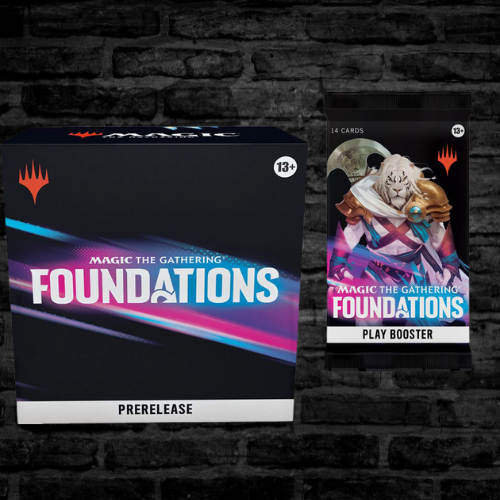 MTG Foundations Prerelease: Play First, Save More - Extra Pack with Pr Jay's Toys And Games MTG Foundations Prerelease: Play First, Save More - Extra Pack with Pr Jay's Toys And Games