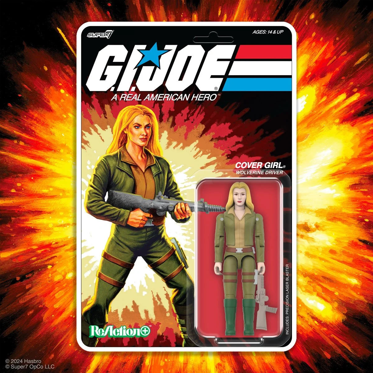 G.I. Joe Cover Girl (Blonde) 3 3/4-Inch ReAction+ Figure