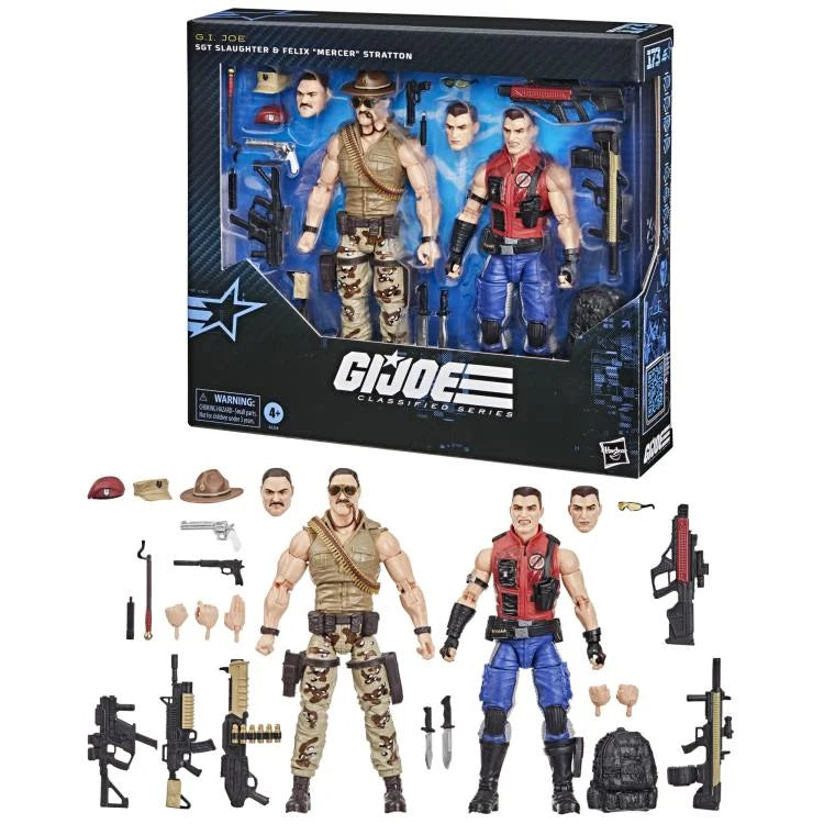 Sgt. Slaughter & Felix "Mercer" Stratton G.I. Joe Classified Series #173 Action Figure Two-Pack