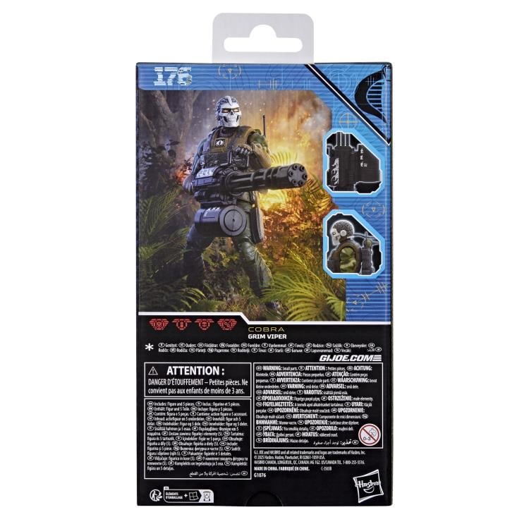 Cobra Grim-Viper G.I. Joe Classified Series #176 Action Figure