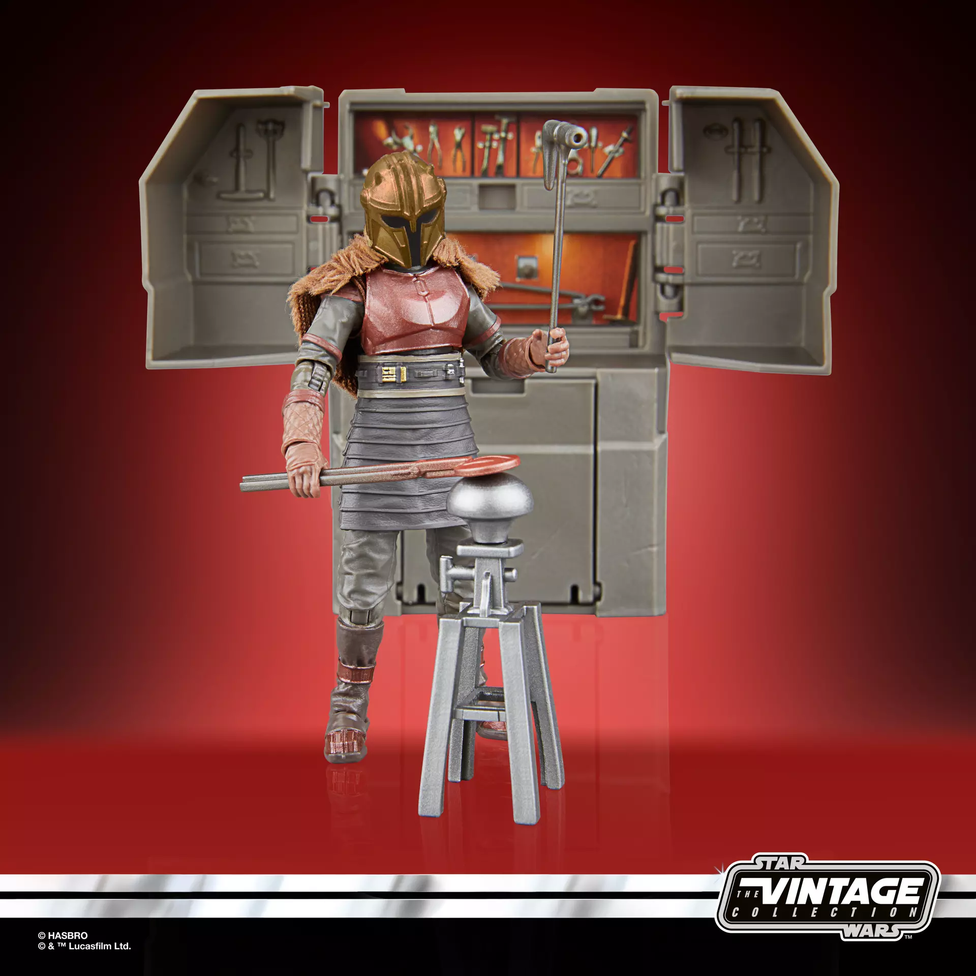 The Armorer's Forge Playset with Action Figures (The Mandalorian) - Star Wars The Vintage Collection