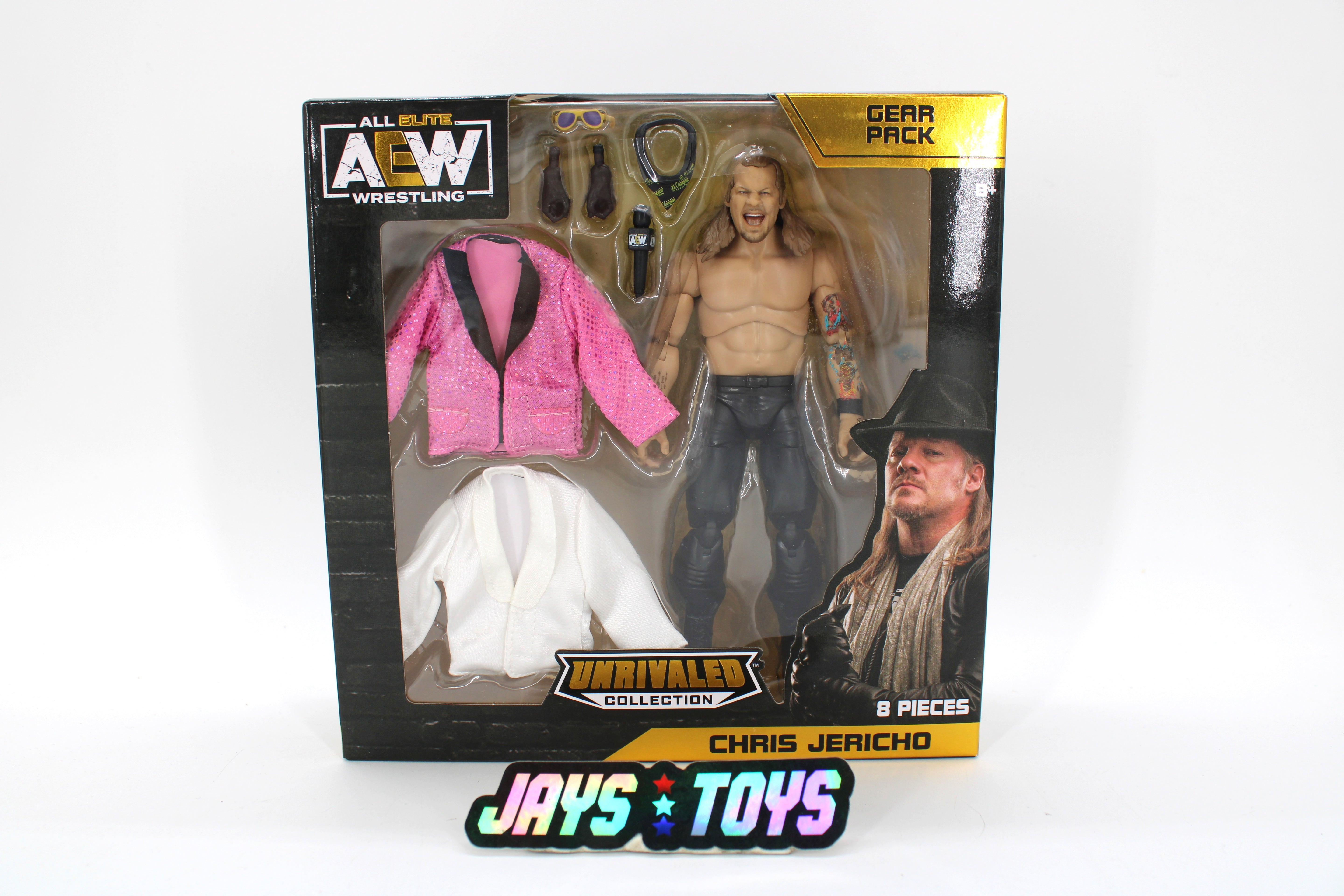AEW Unrivaled Collection Chris Jericho Gear Pack Action Figure (2021 Jazwares) product image