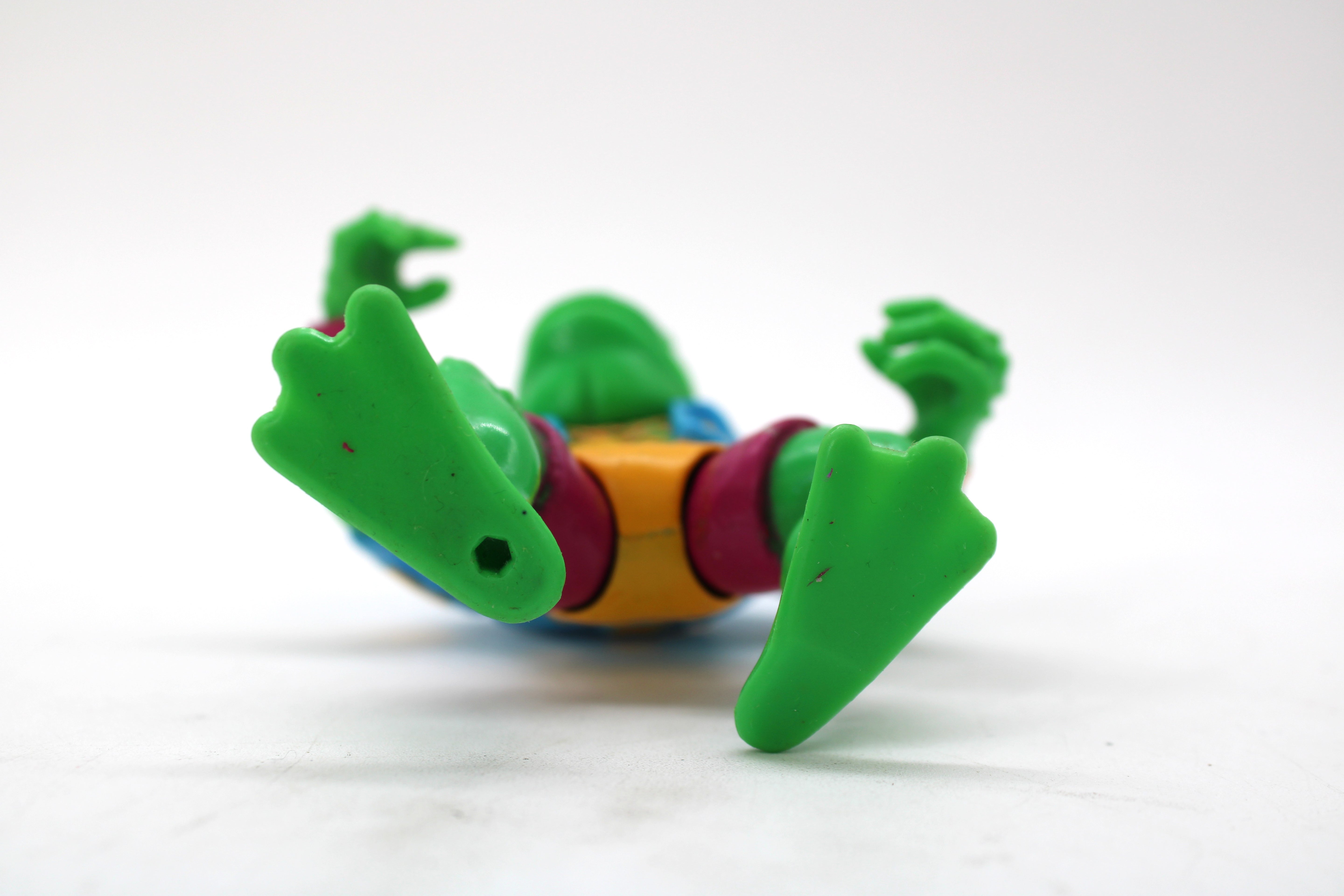 TMNT Genghis Frog Action Figure (1989 Playmates Toys) - view 4