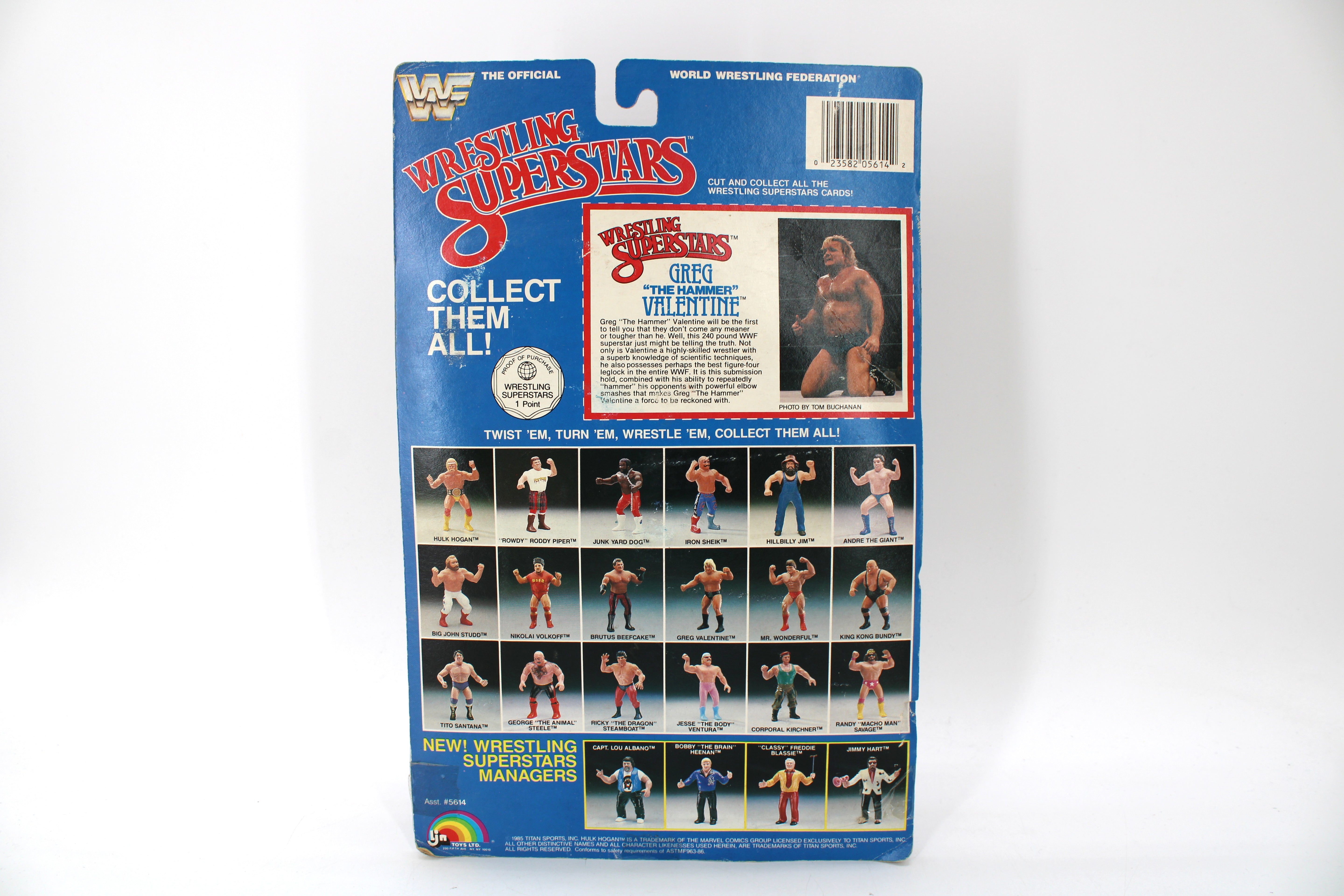 WWF Wrestling Superstars Greg "The Hammer" Valentine Action Figure (1985) - view 2