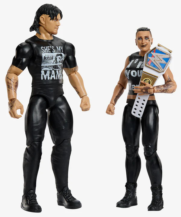 WWE Main Event Series - Rhea Ripley and "Dirty" Dominik Mysterio 2 Pack