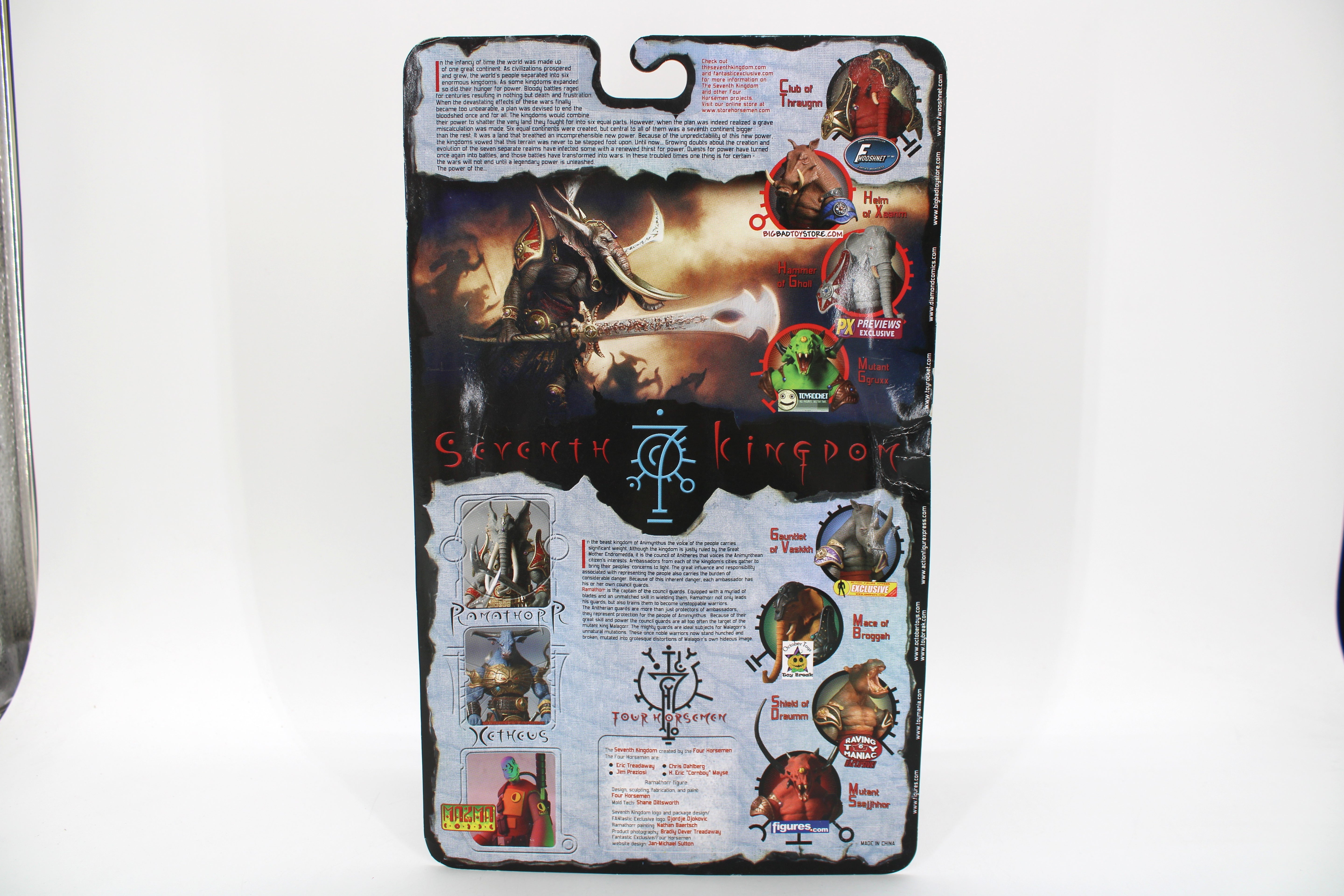 Seventh Kingdom Hammer of Gholl Action Figure (2007 Four Horsemen) - view 2
