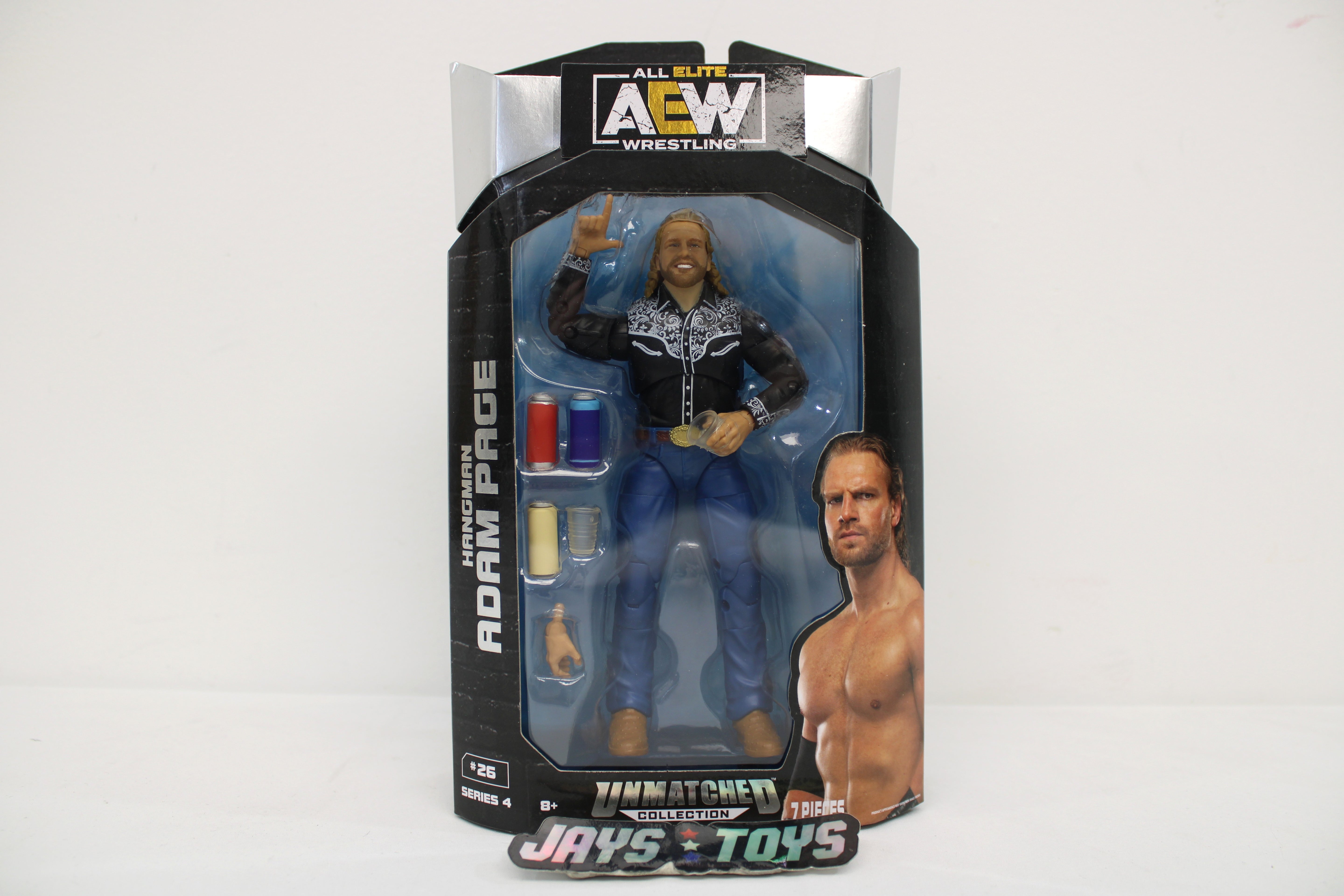 AEW Unmatched Collection Series 4 Hangman Adam Page Action Figure (2022 Jazwares) product image
