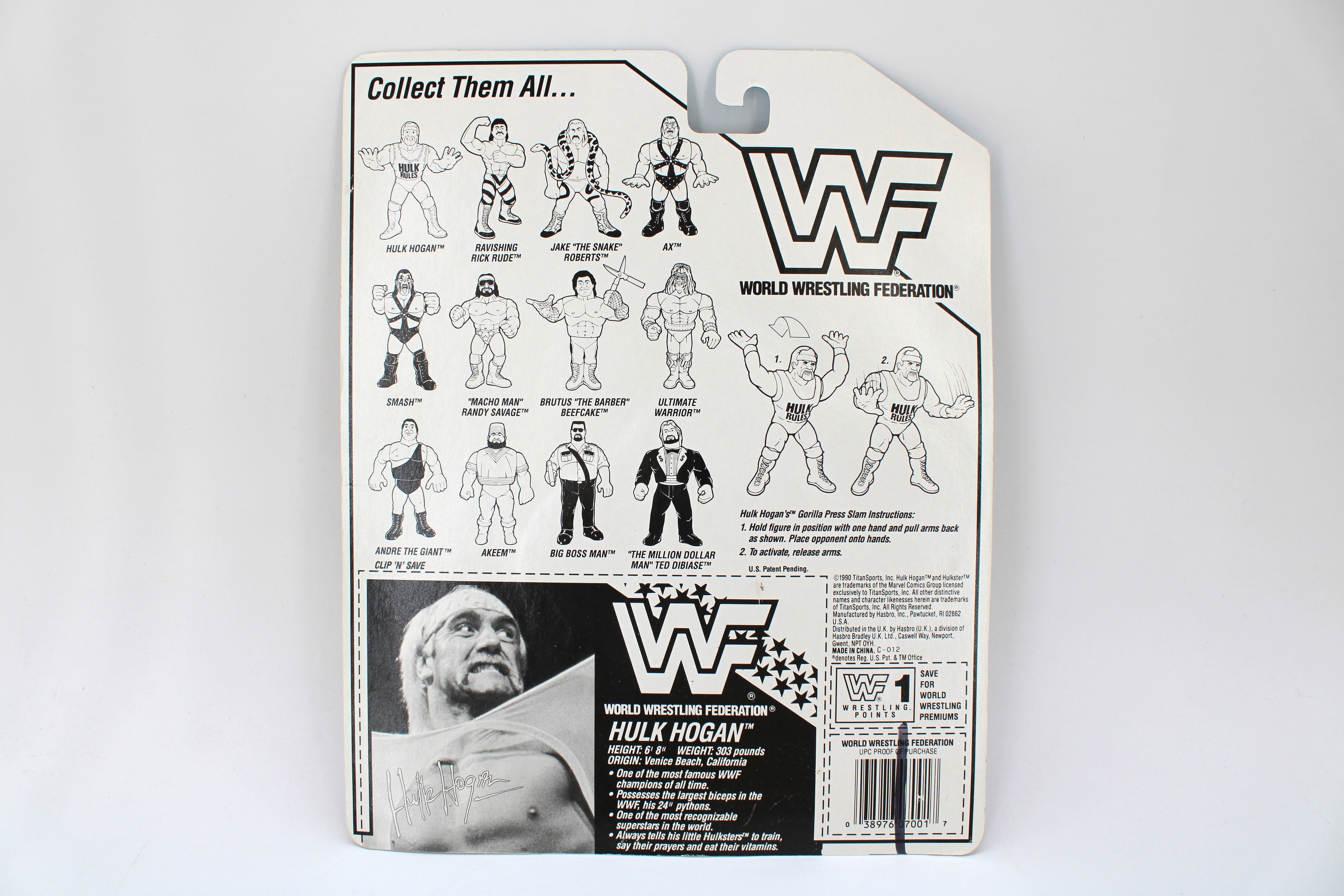 WWF Hulk Hogan Action Figure (1990) - view 2