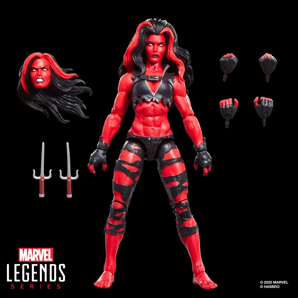 Hulk Marvel Legends Red She-Hulk Action Figure - view 7