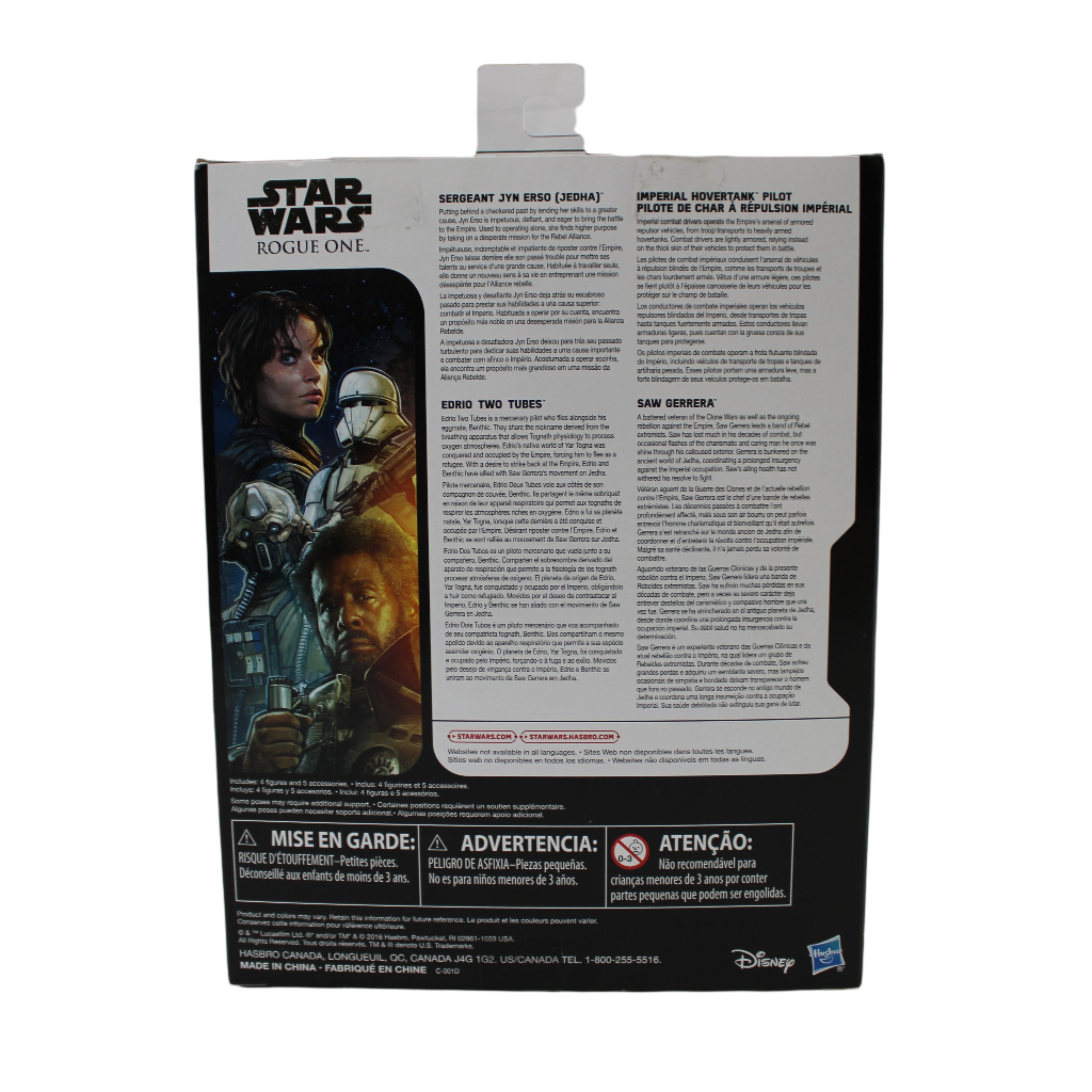 Jedha Revolt Star Wars Rogue One Action Figure Set