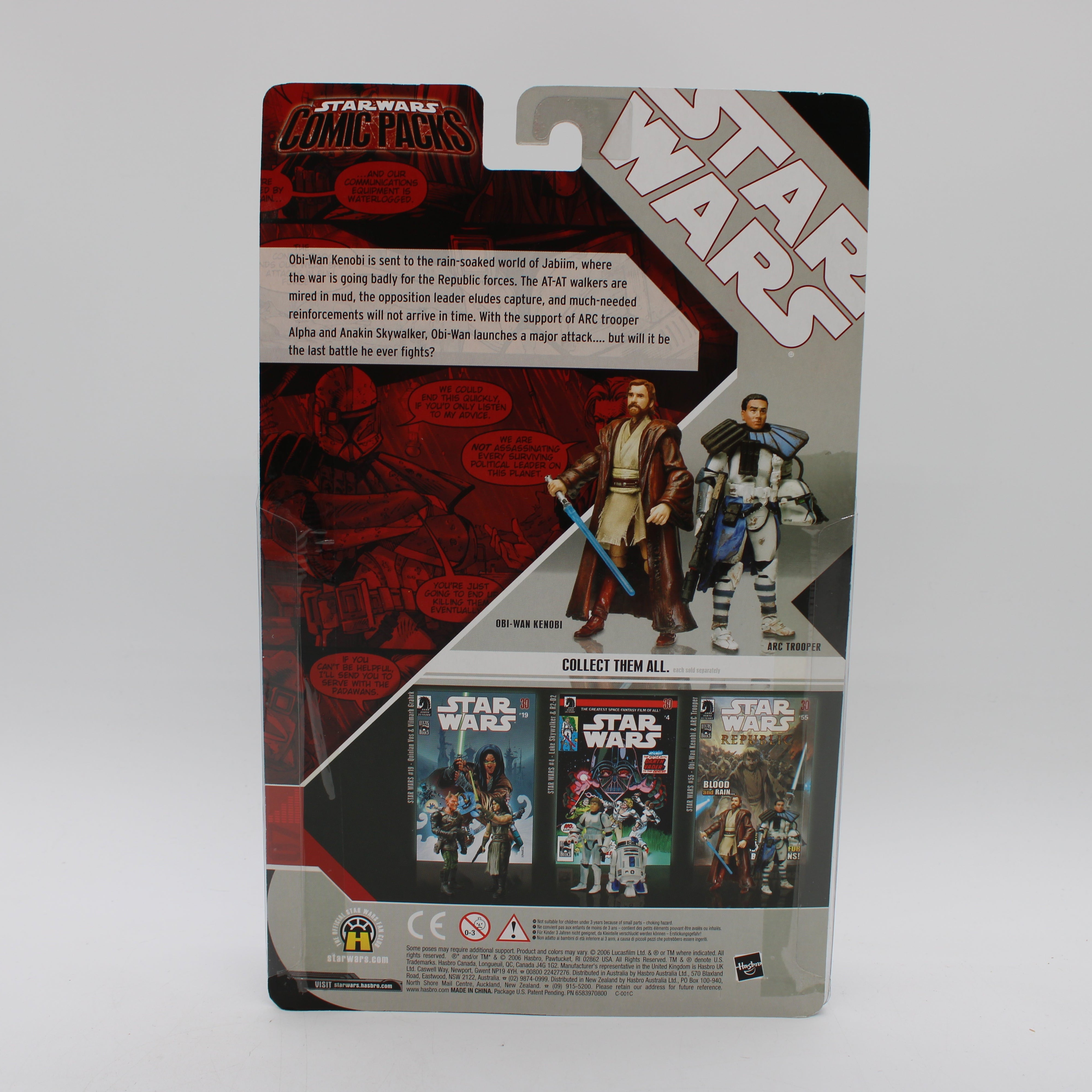 Obi-Wan Kenobi & Arc Trooper Star Wars Comic Packs Republic Action Figure Set