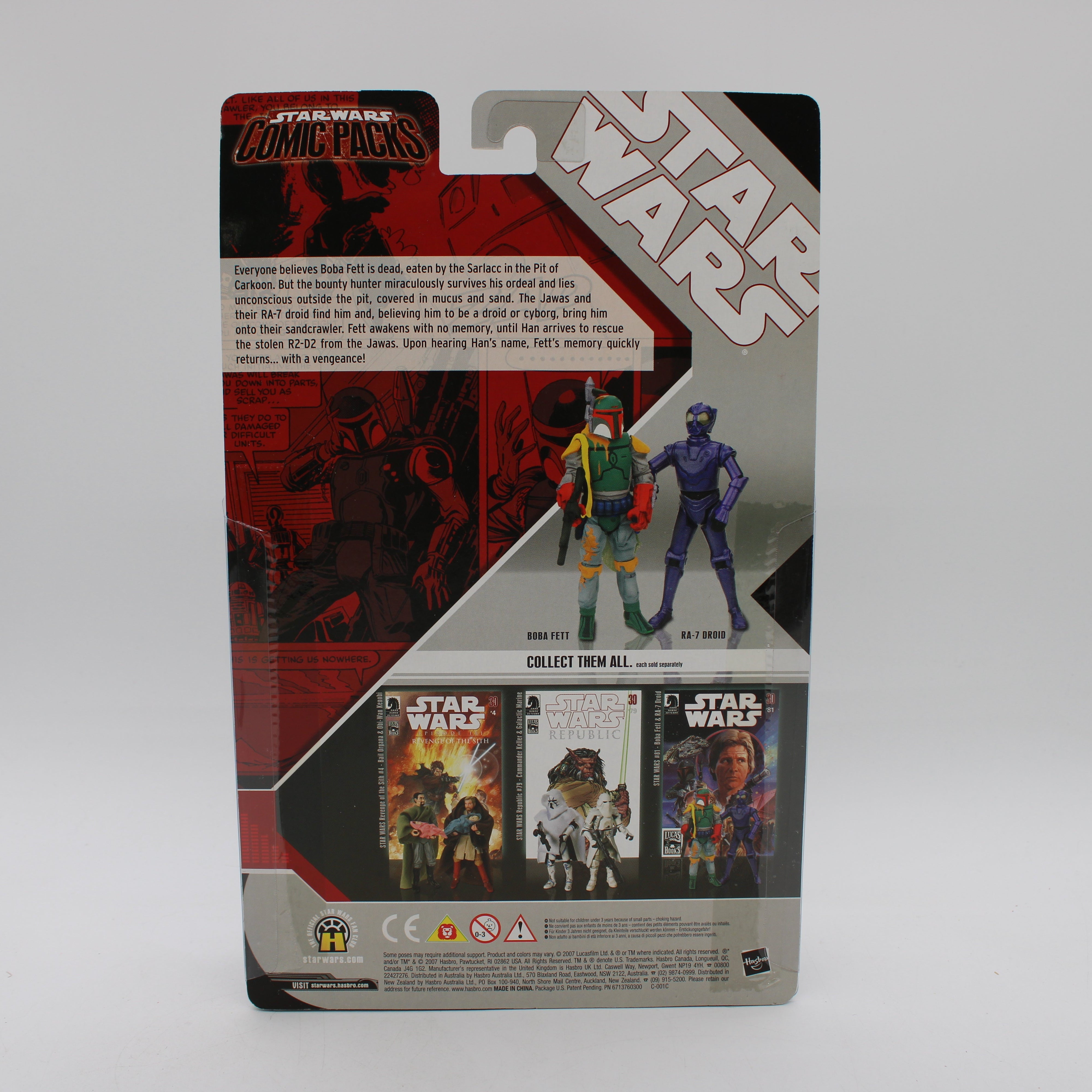 Boba Fett & Ra-7 Droid Star Wars Comic Packs #81 Action Figure Set