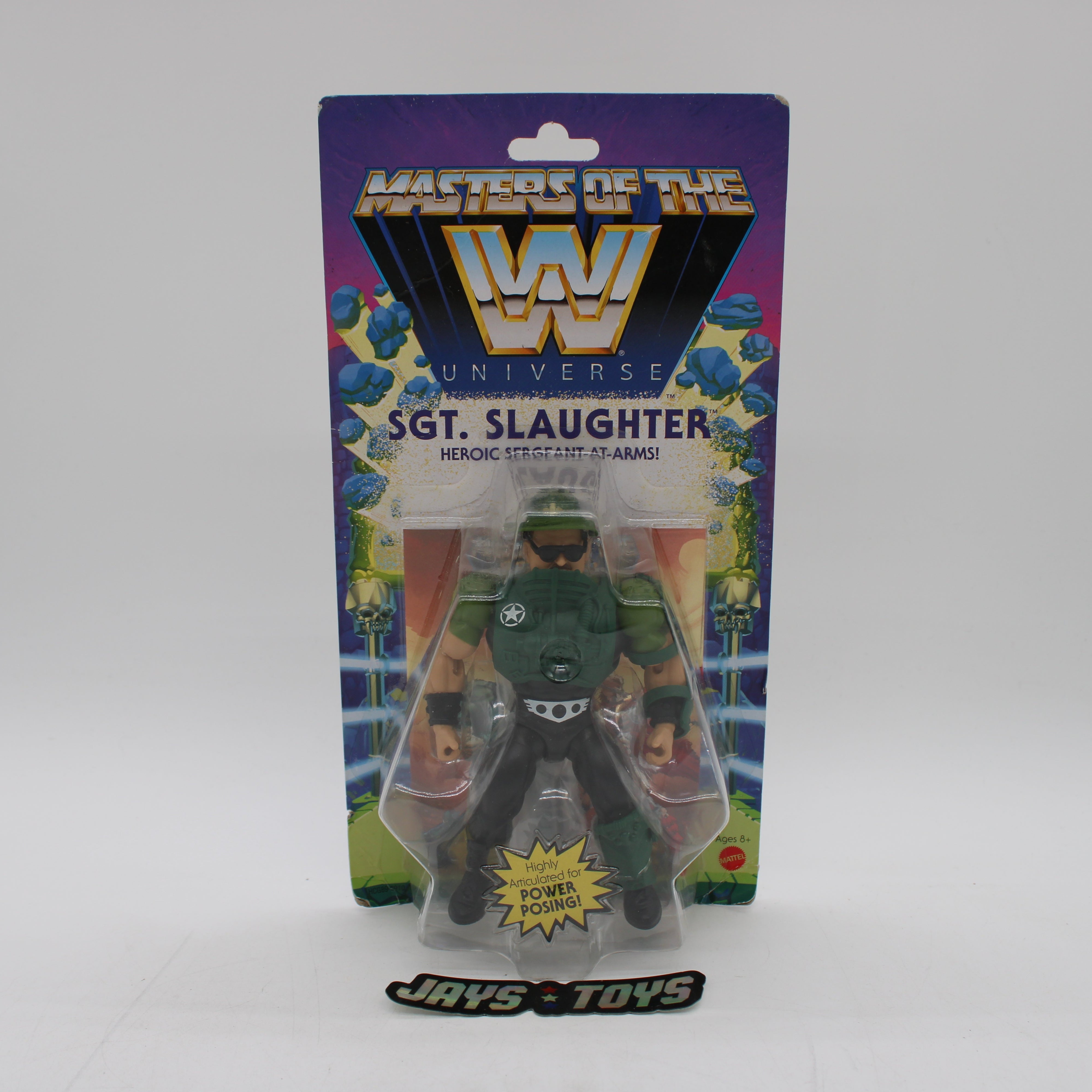 Sgt. Slaughter WWEternia Masters of the Universe Action Figure
